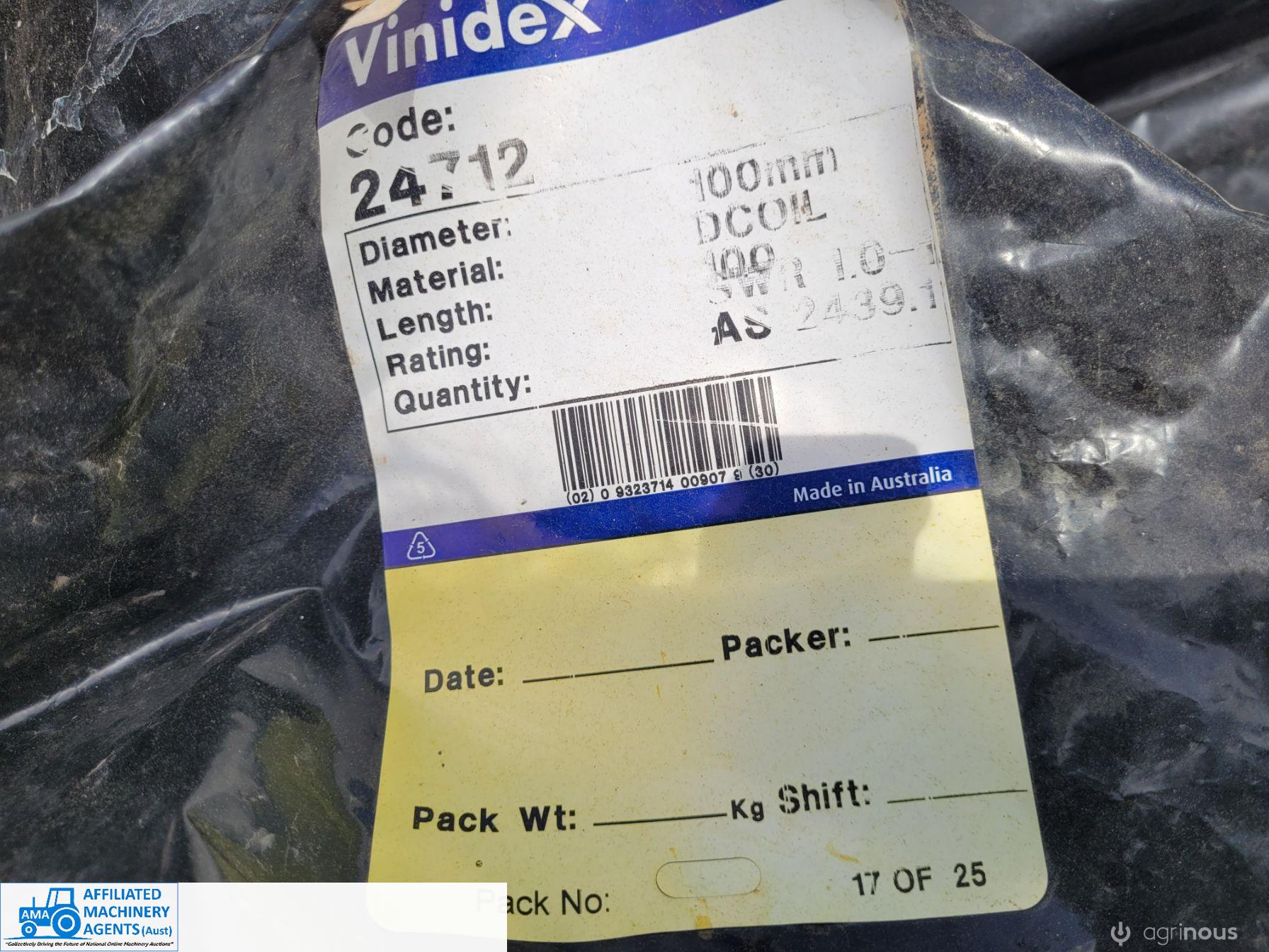 7x Rolls of New Ag Pipe ~ 100mm & 18 x 50m Rolls of Geo-Tape - photo 9