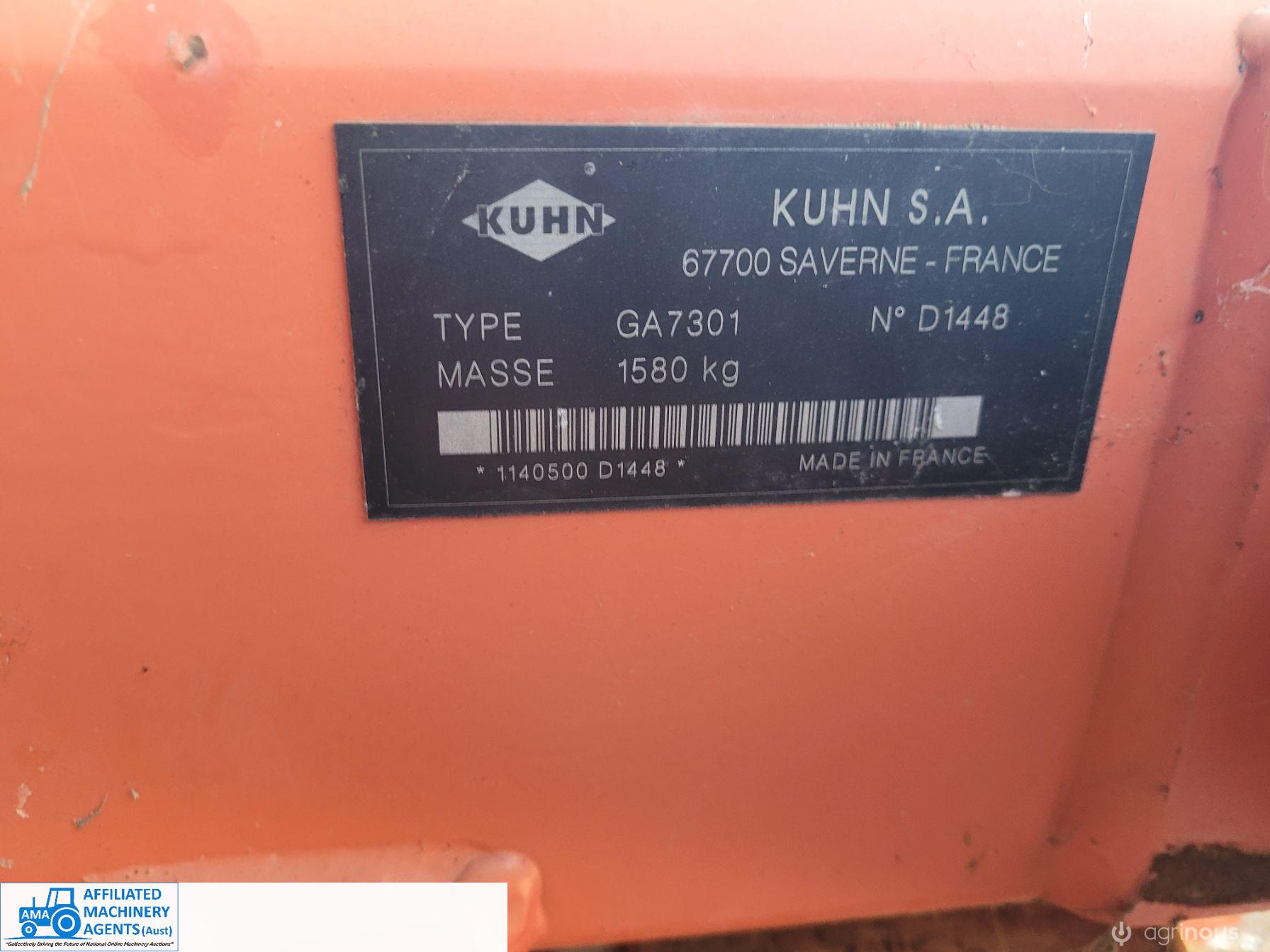 2006 Kuhn GA 7301 Twin Rotor Hay Rake - photo 6