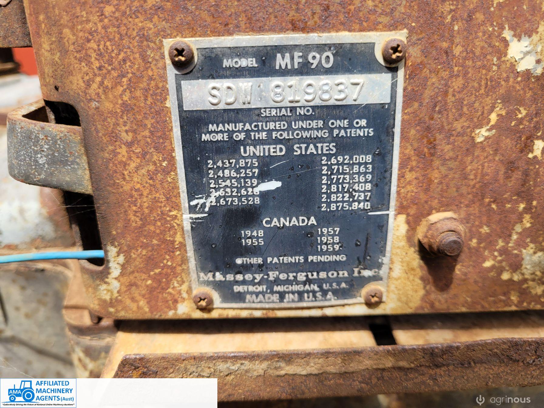 Massey Ferguson Super 90 ~ (Collector's Tractor) - photo 2