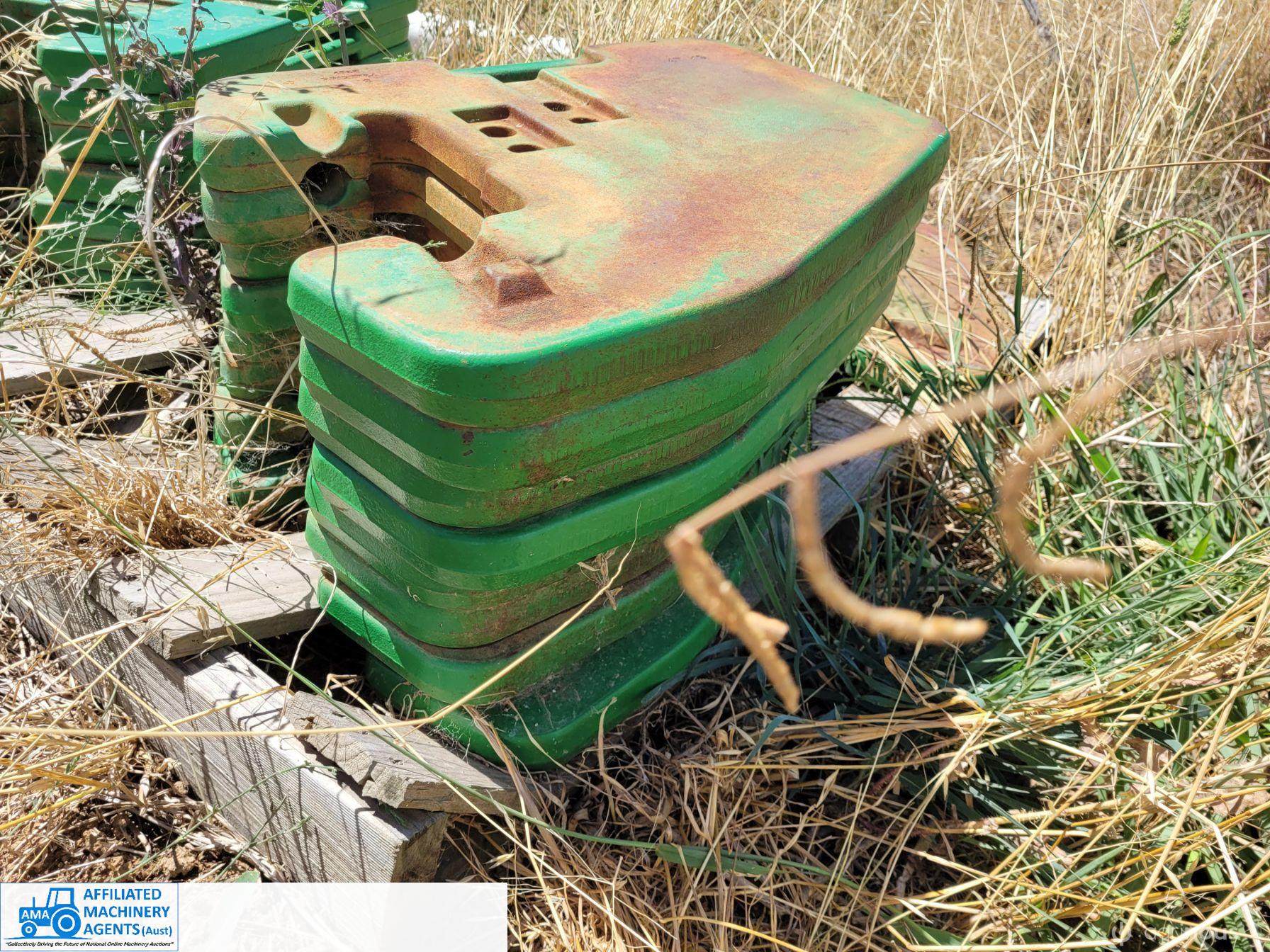 10x 47kg John Deere Tractor weights