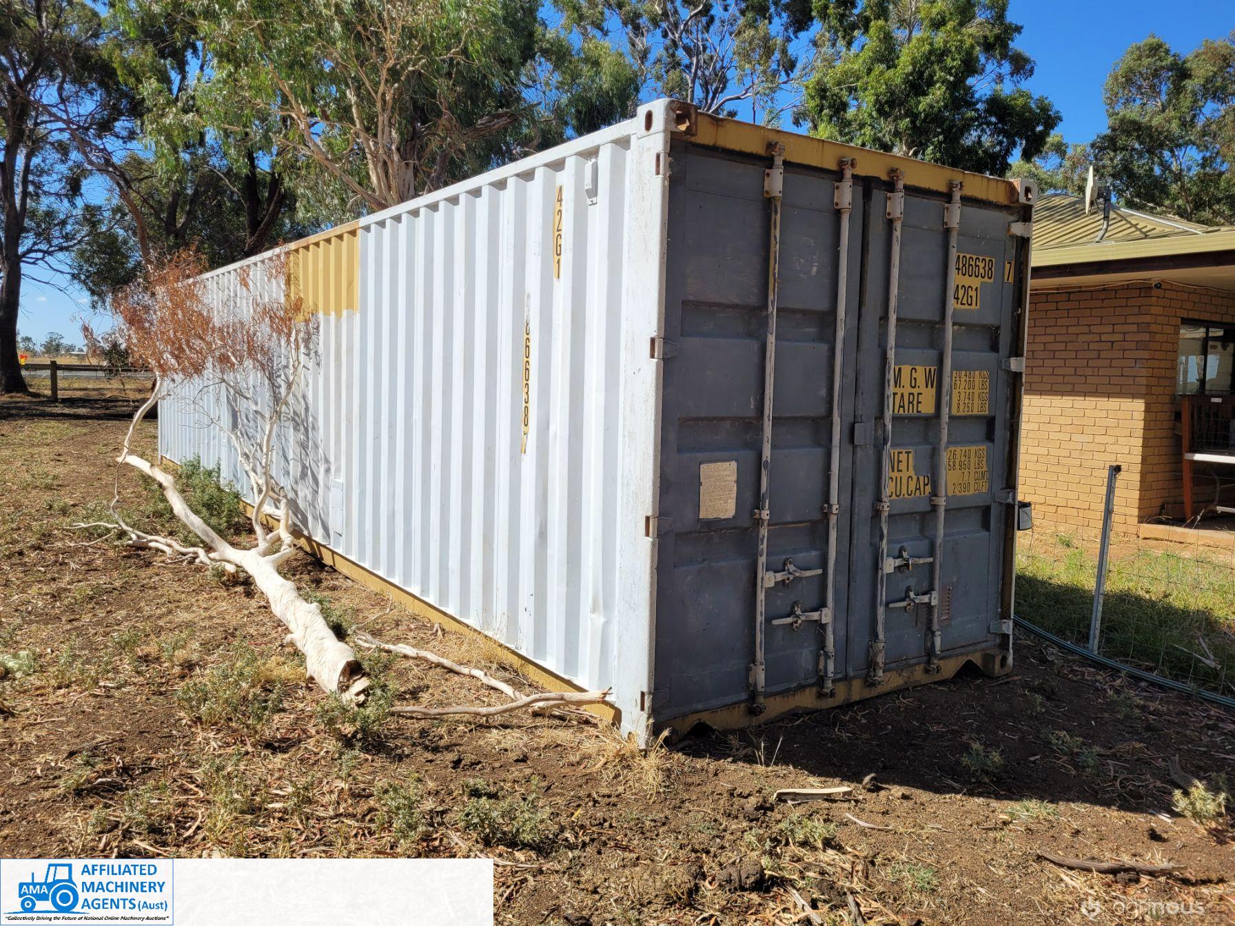 40ft Shipping Container with Whirly-bird Vents ~ Good cond. - photo 5