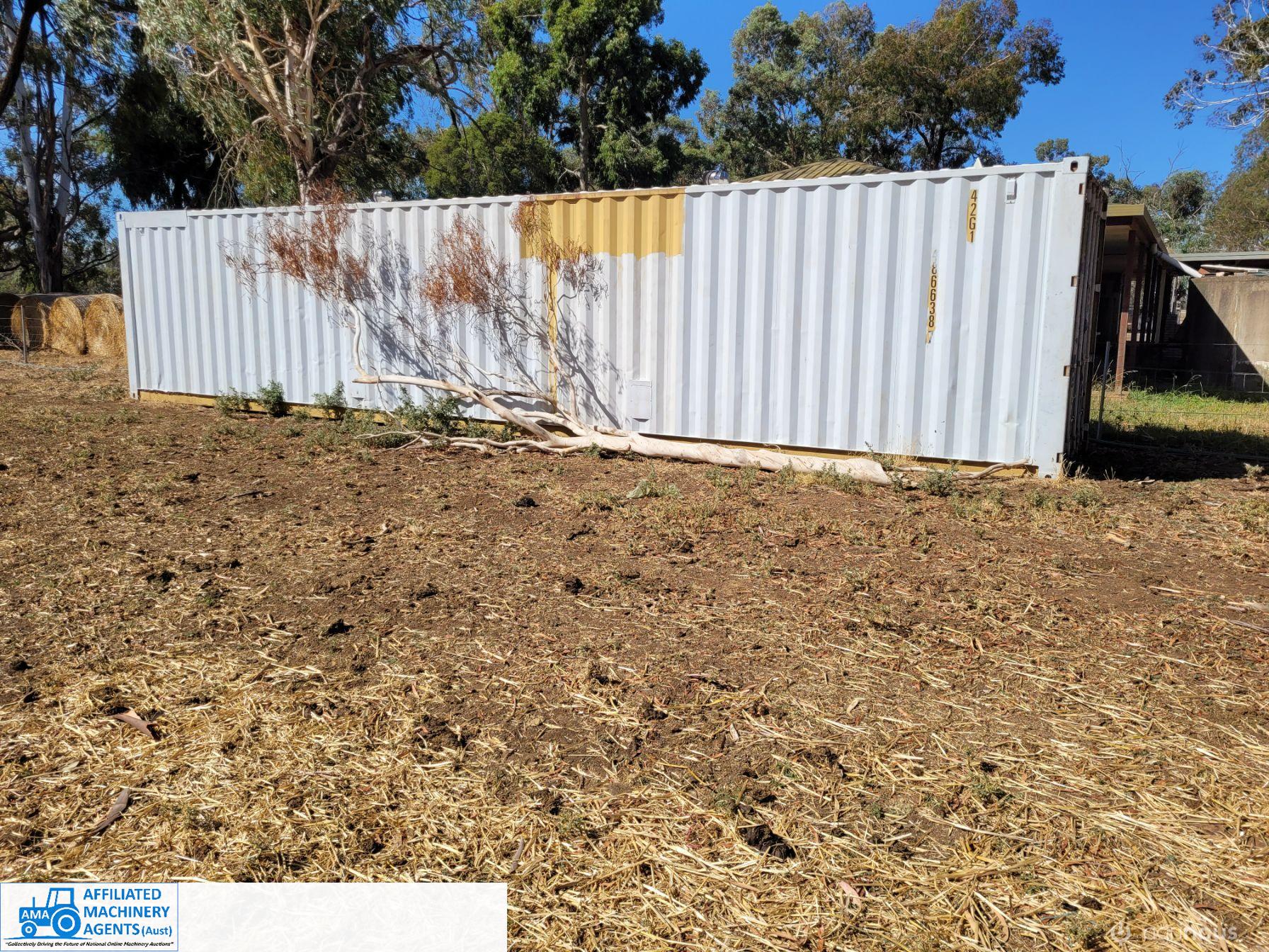 40ft Shipping Container with Whirly-bird Vents ~ Good cond.