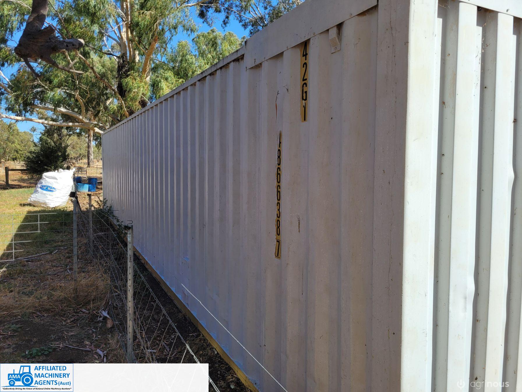 40ft Shipping Container with Whirly-bird Vents ~ Good cond. - photo 2