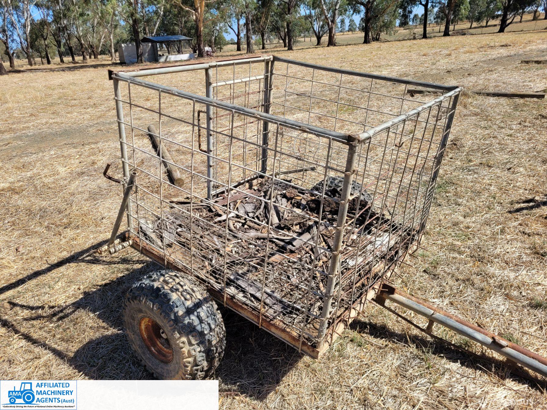 ATV Trailer with 1.2m x 1.2m Cage