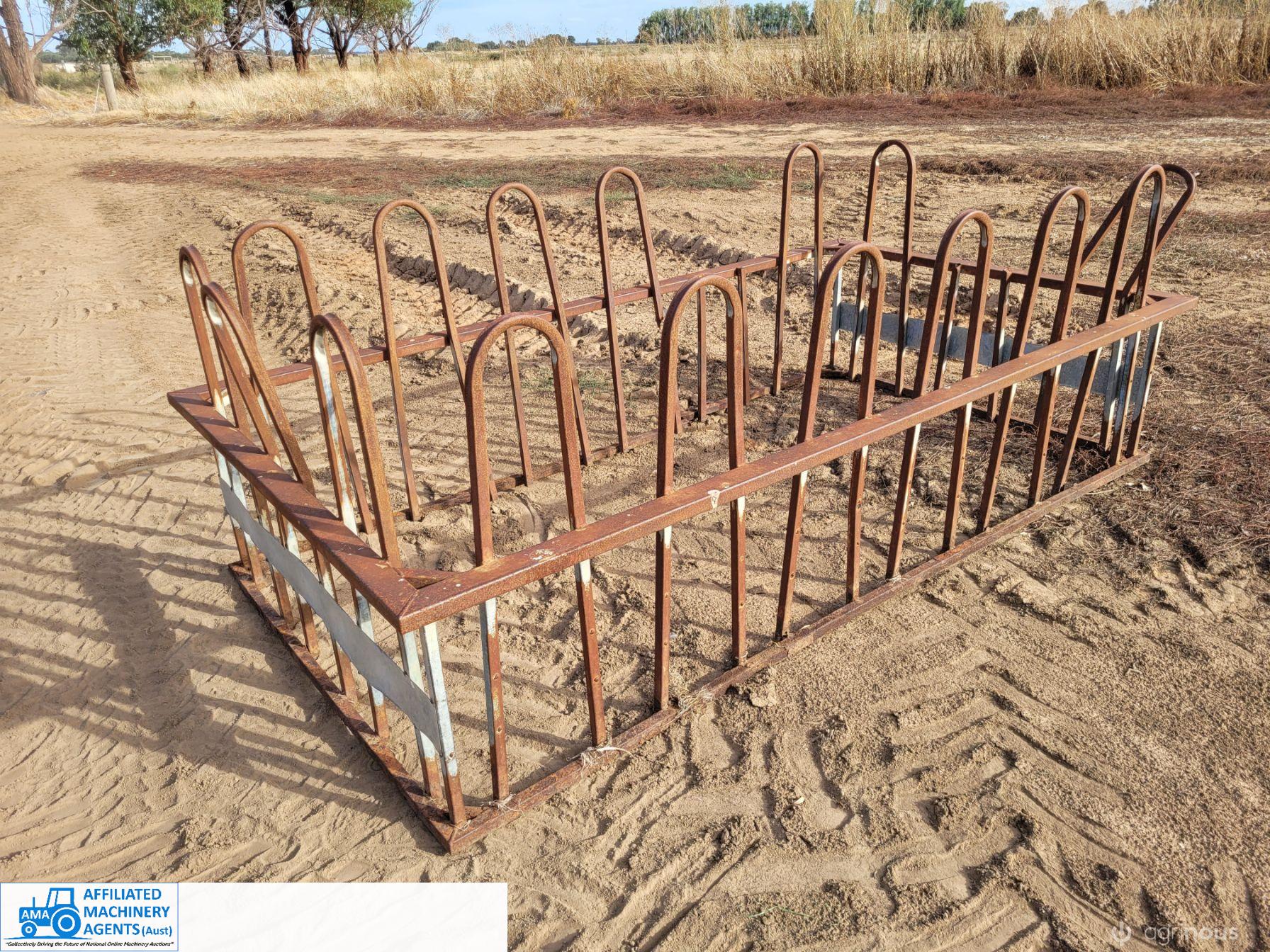 2x Square Calf Bale Feeders - photo 9