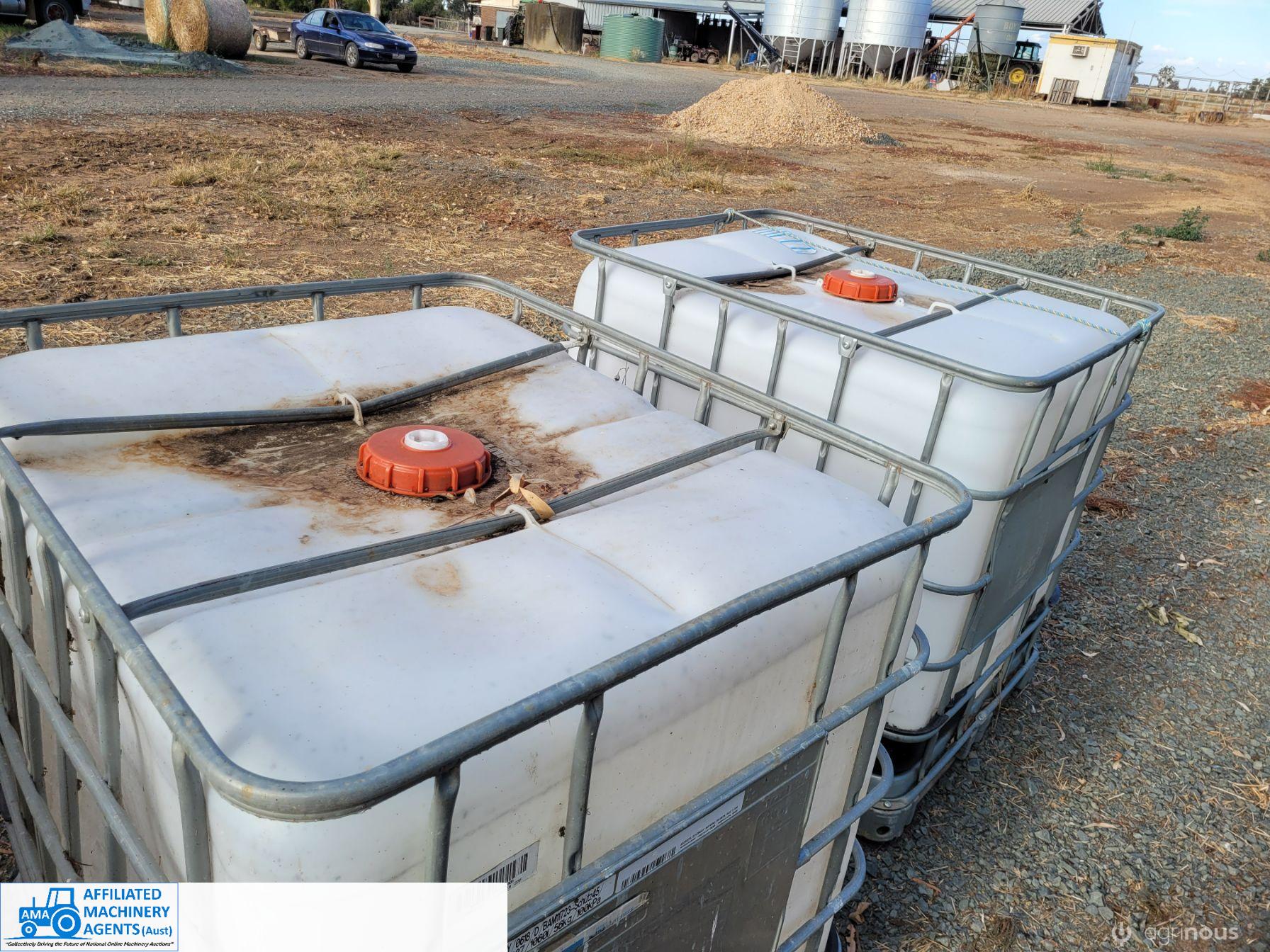 2x 1,000 Ltr IBC Shuttles