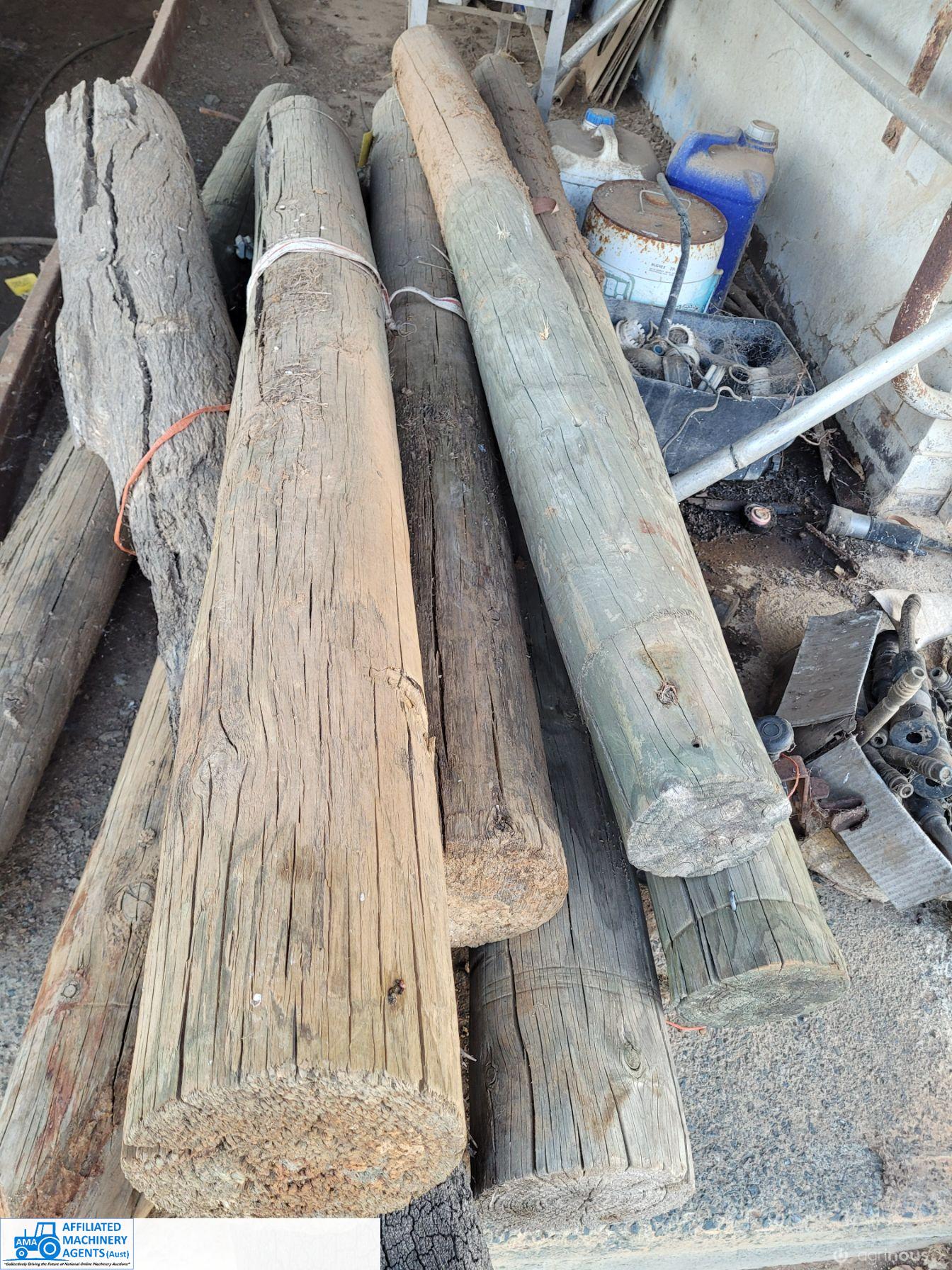 11x Pine Strainer Posts 7"-8" - photo 2