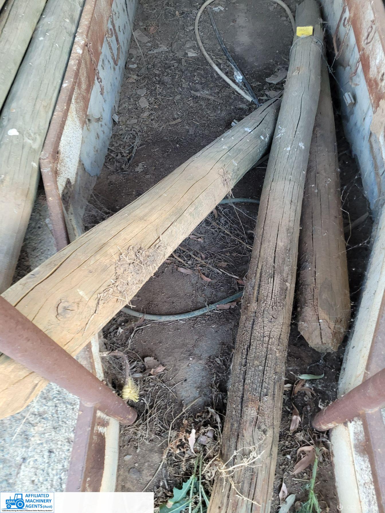 11x Pine Strainer Posts 7"-8" - photo 4