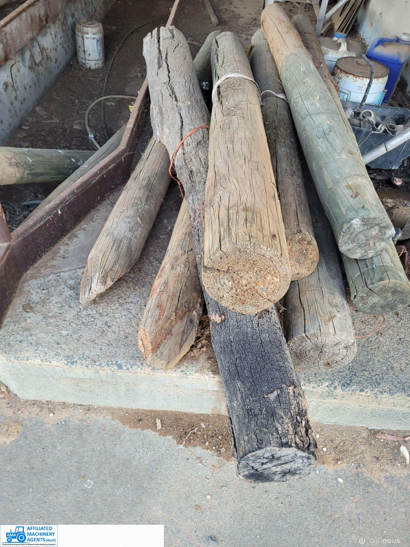 11x Pine Strainer Posts 7"-8" - photo 3