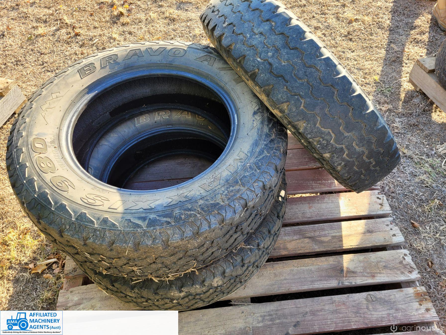 3x Tyres LT225/75R16 (Approx 40% Tread) - photo 3