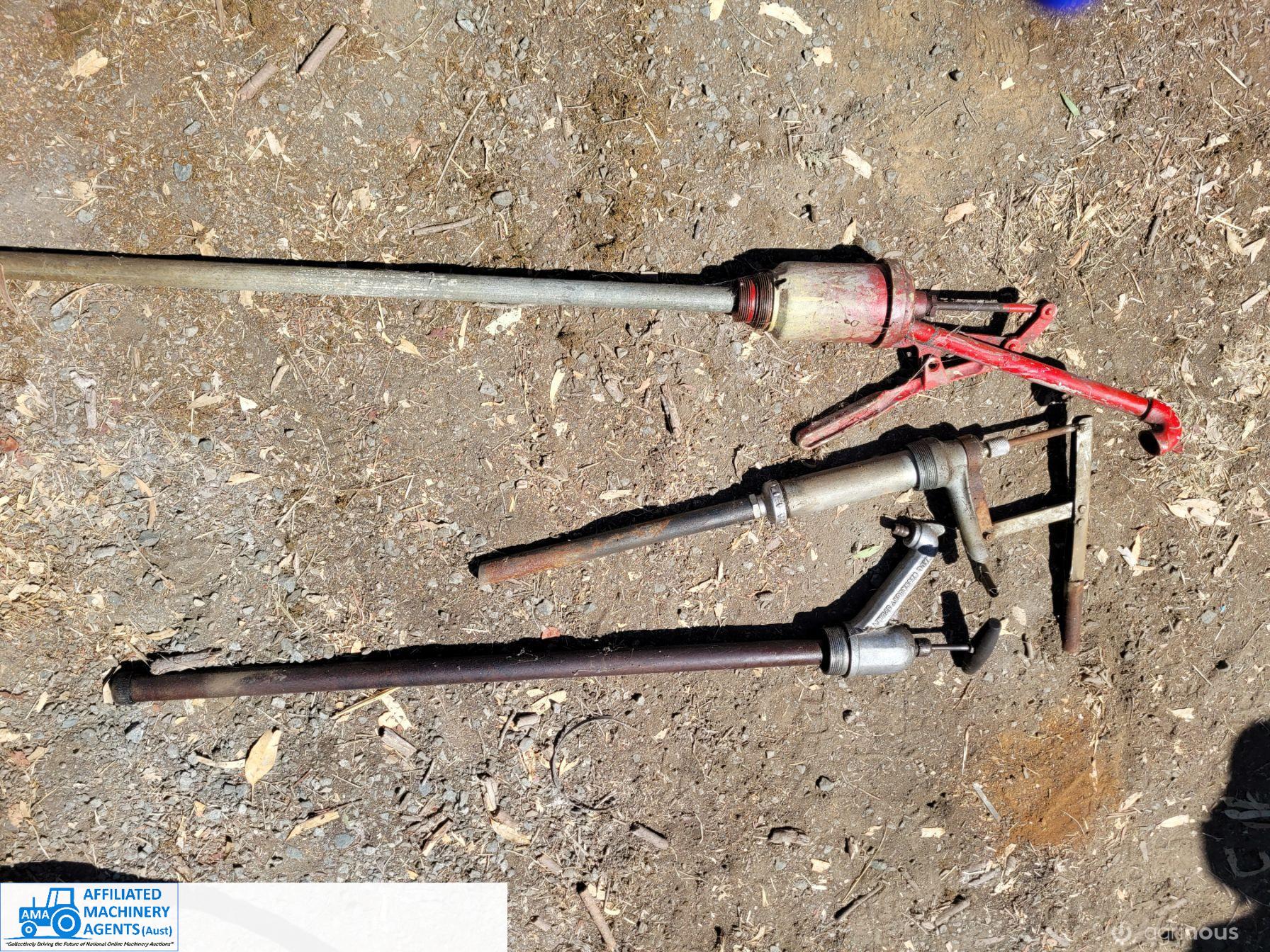 3x Oil Drum Pumps