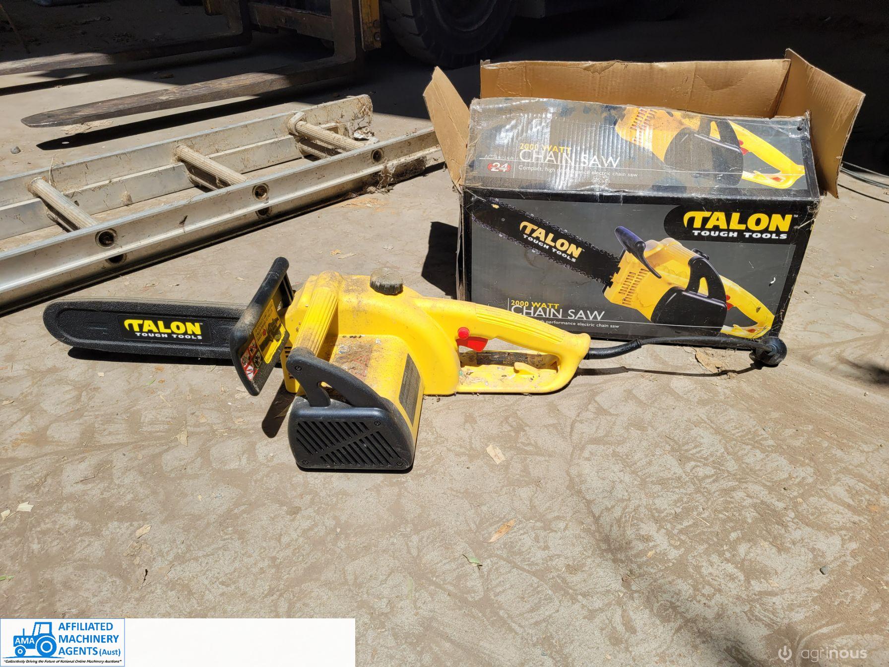 2000w Talon Electric Chainsaw ~ Never used - photo 2