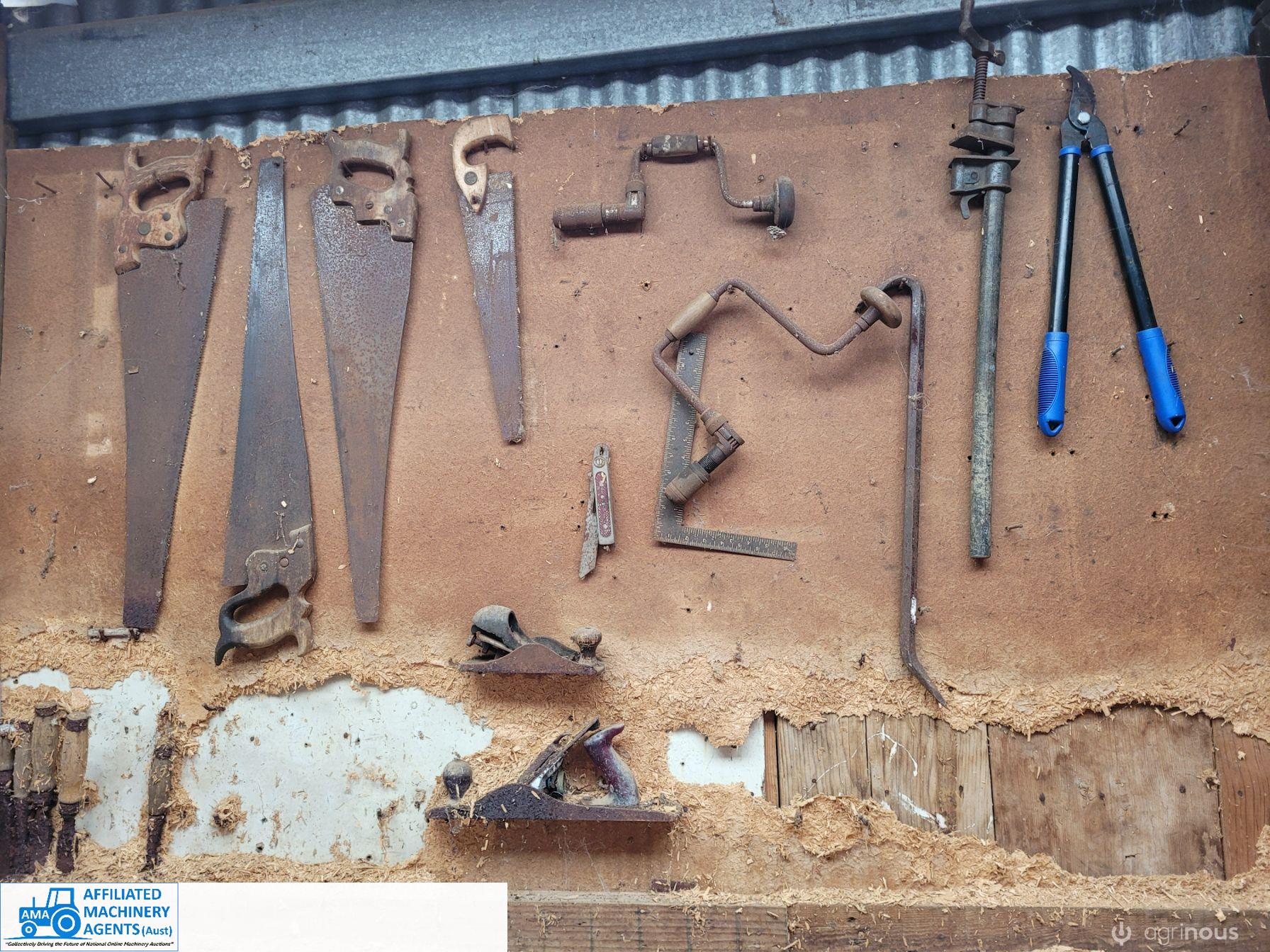 Assorted Woodworking Tools