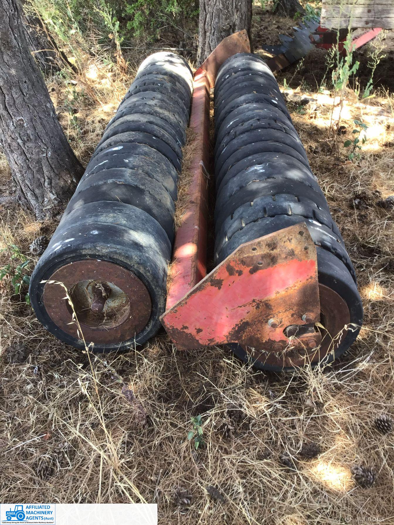 2x 10ft Solid "Fork Lift" Tyre Rollers - photo 5