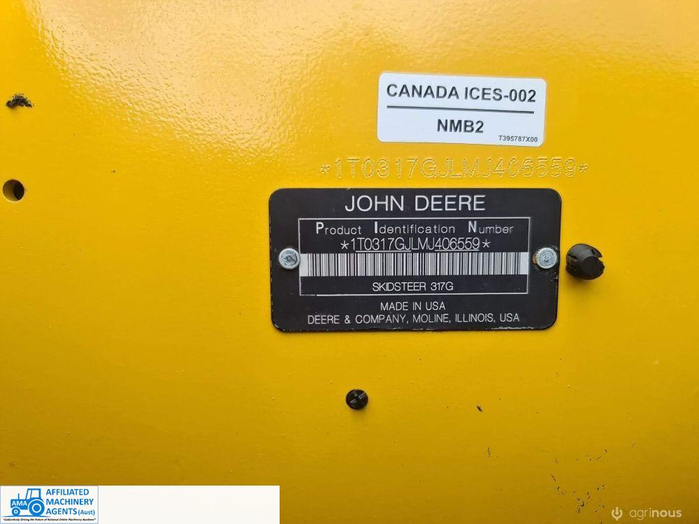 John Deere 317G tracked skid steer - photo 13