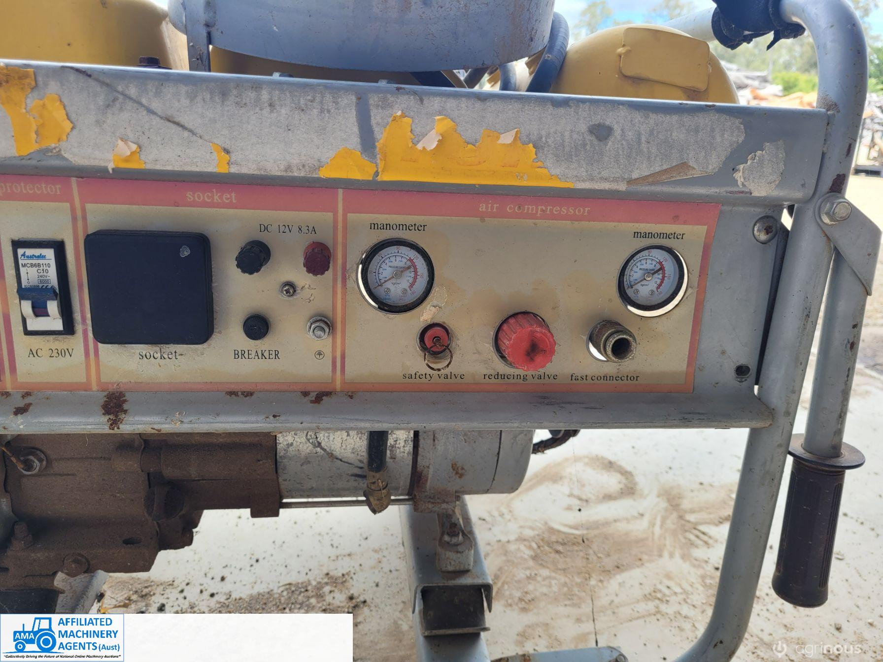 Petrol Air Compressor on Trolley - photo 6