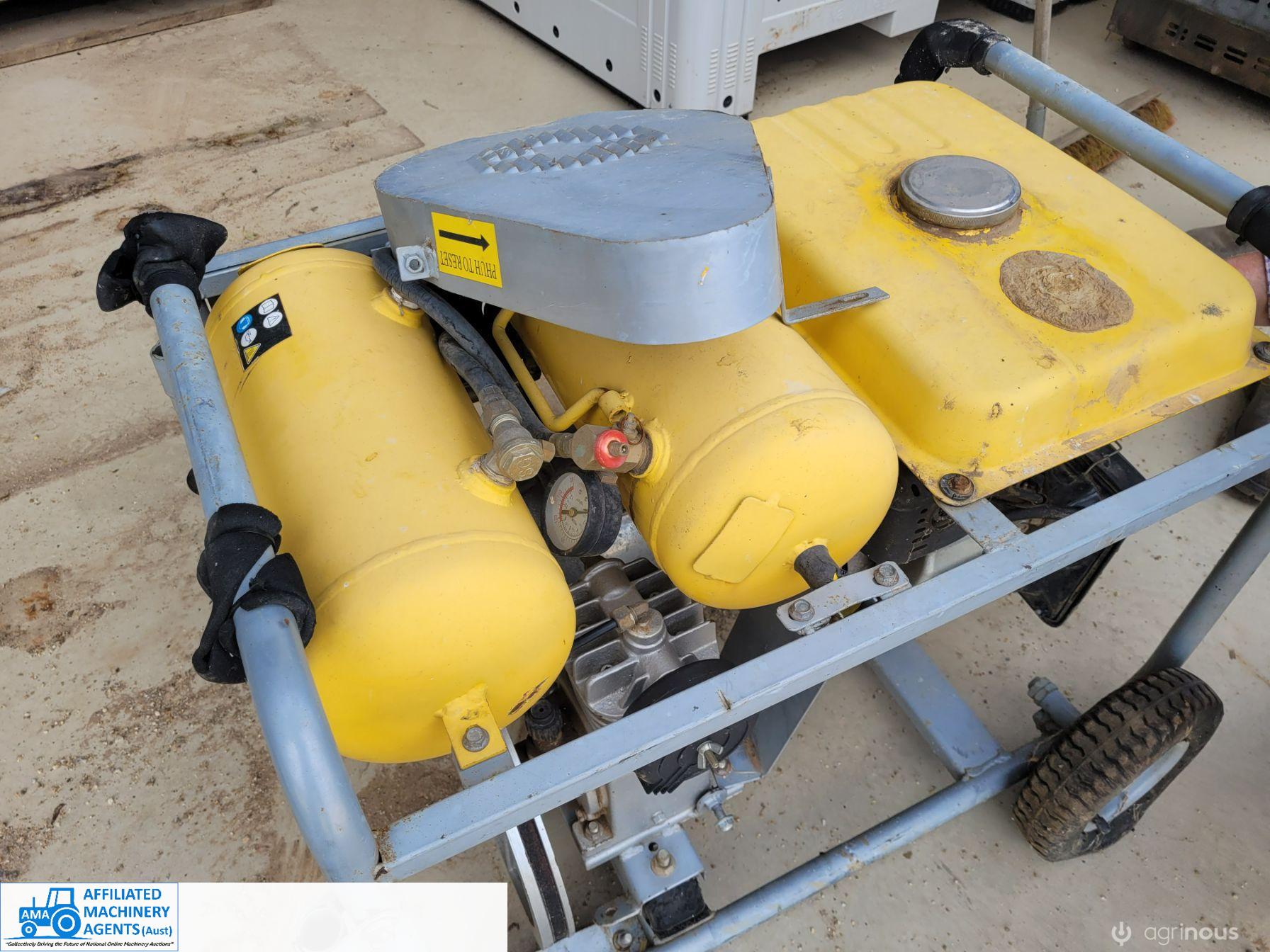 Petrol Air Compressor on Trolley - photo 4