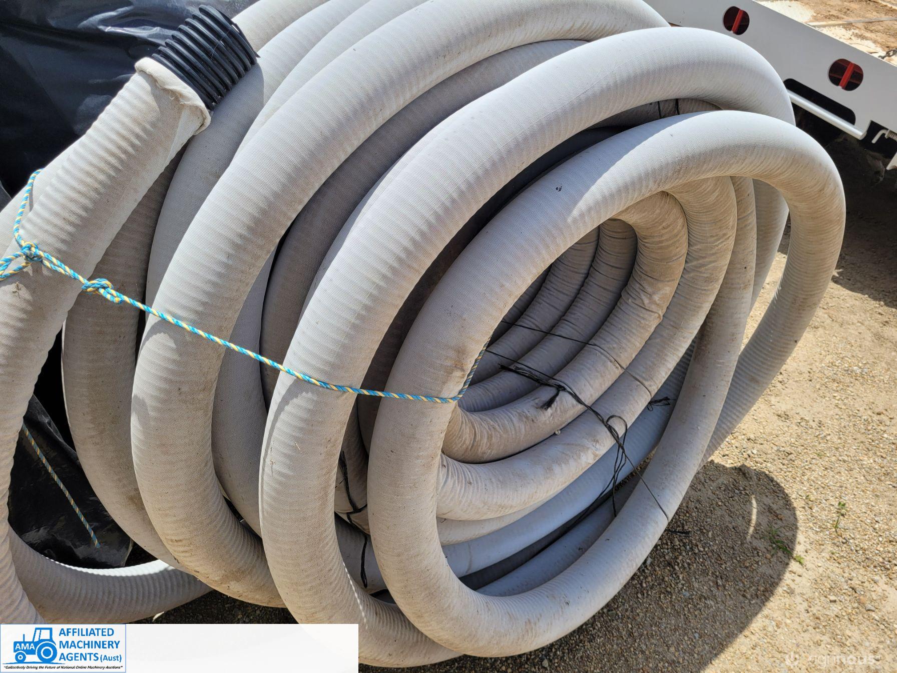 4x Rolls of New Ag Pipe ~ 100mm