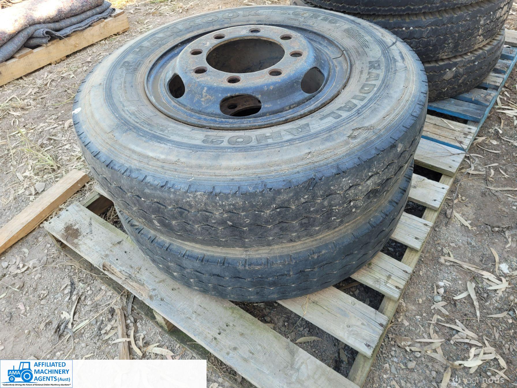 2x Mitsubishi Truck Wheels 9.00-R20 - photo 3