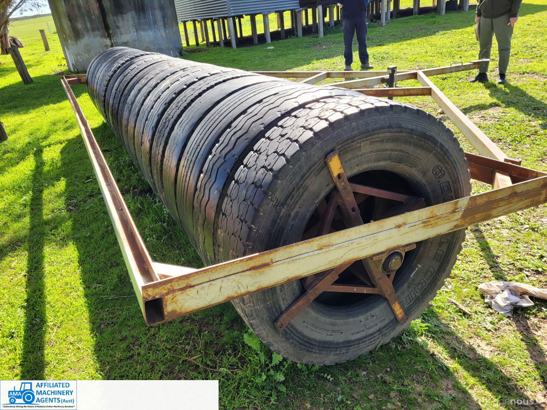 H/Duty Rubber Tyre Roller