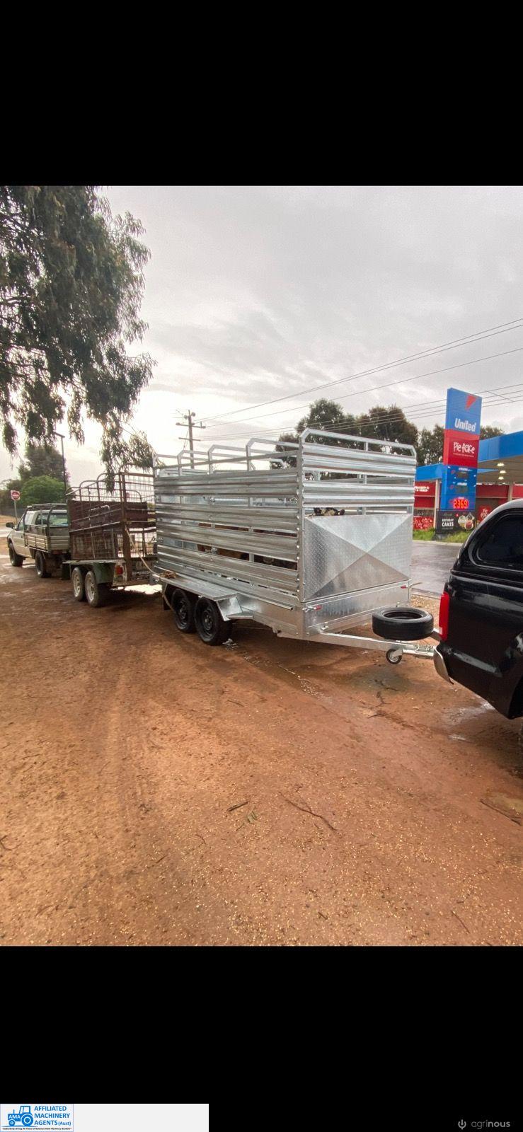 As New 12x6 Galv. Stock Trailer - photo 2