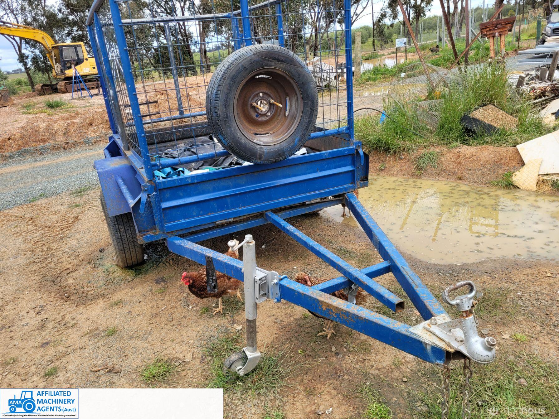 6x4 Tipping Trailer with Mesh Crate - photo 2