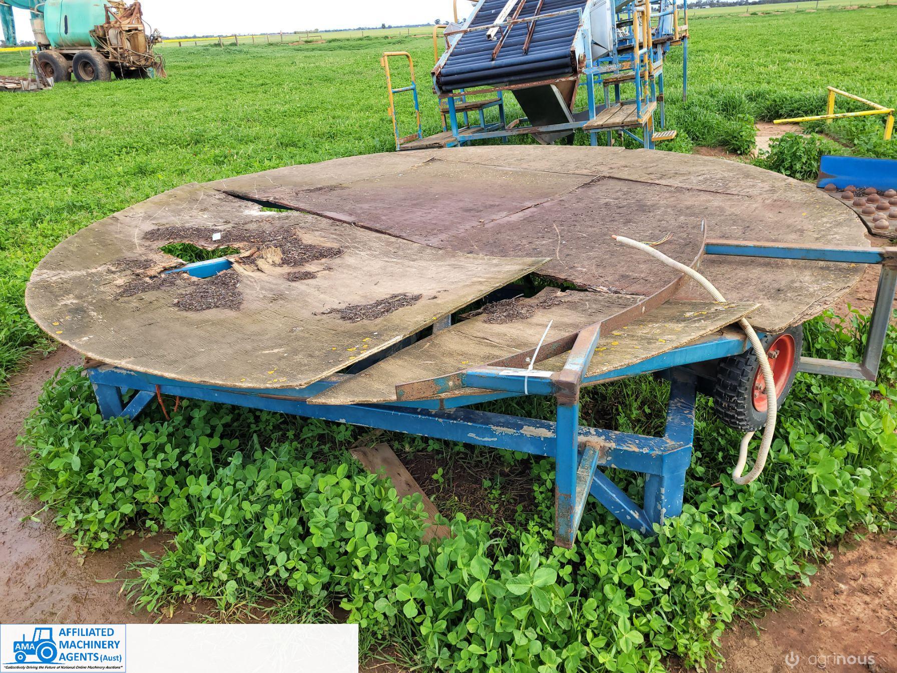 Rotating Round Box Table 3.1m