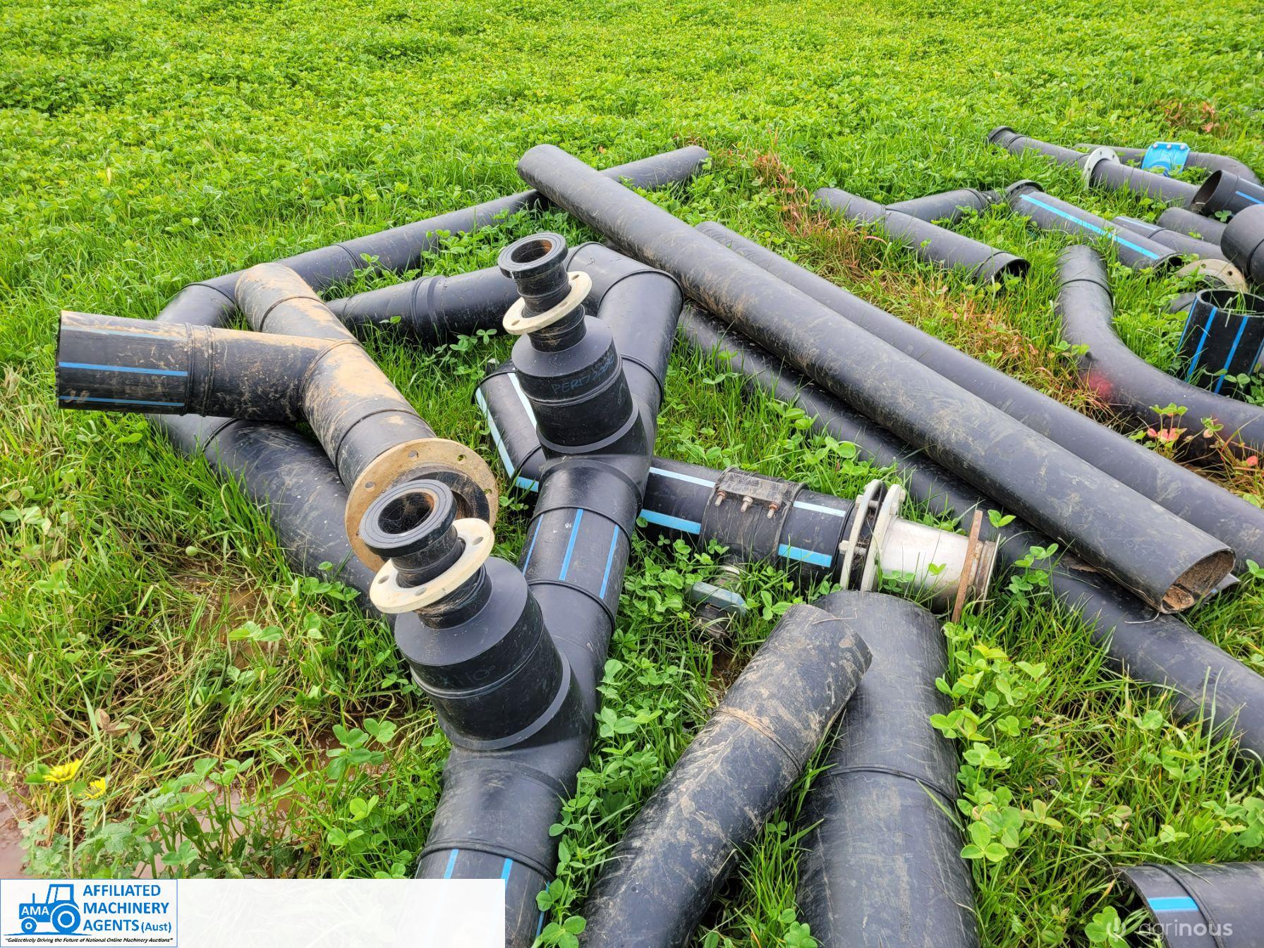 Assorted Black Poly Irrigation Fittings