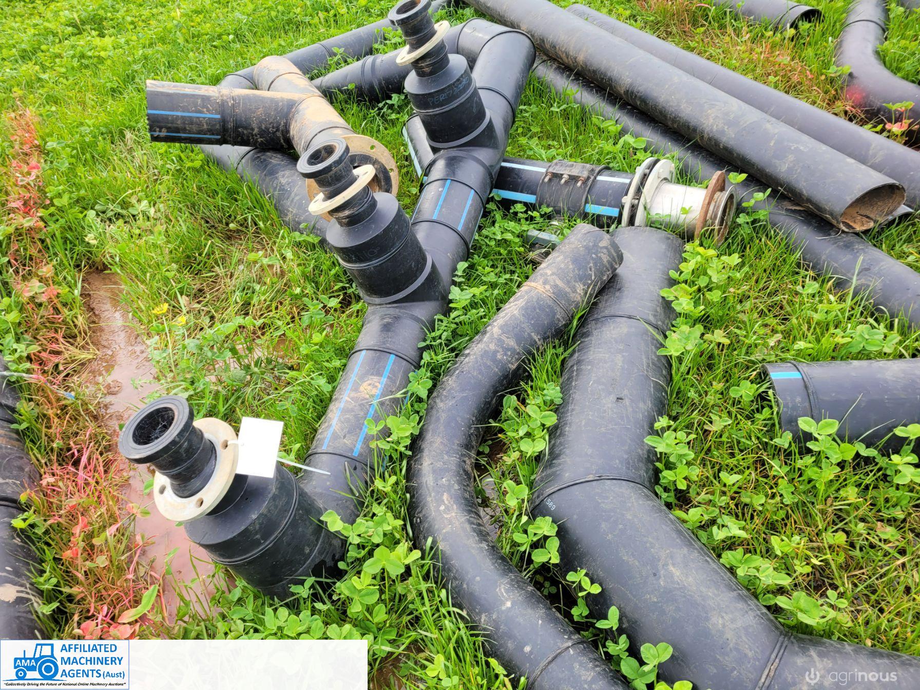 Assorted Black Poly Irrigation Fittings - photo 2