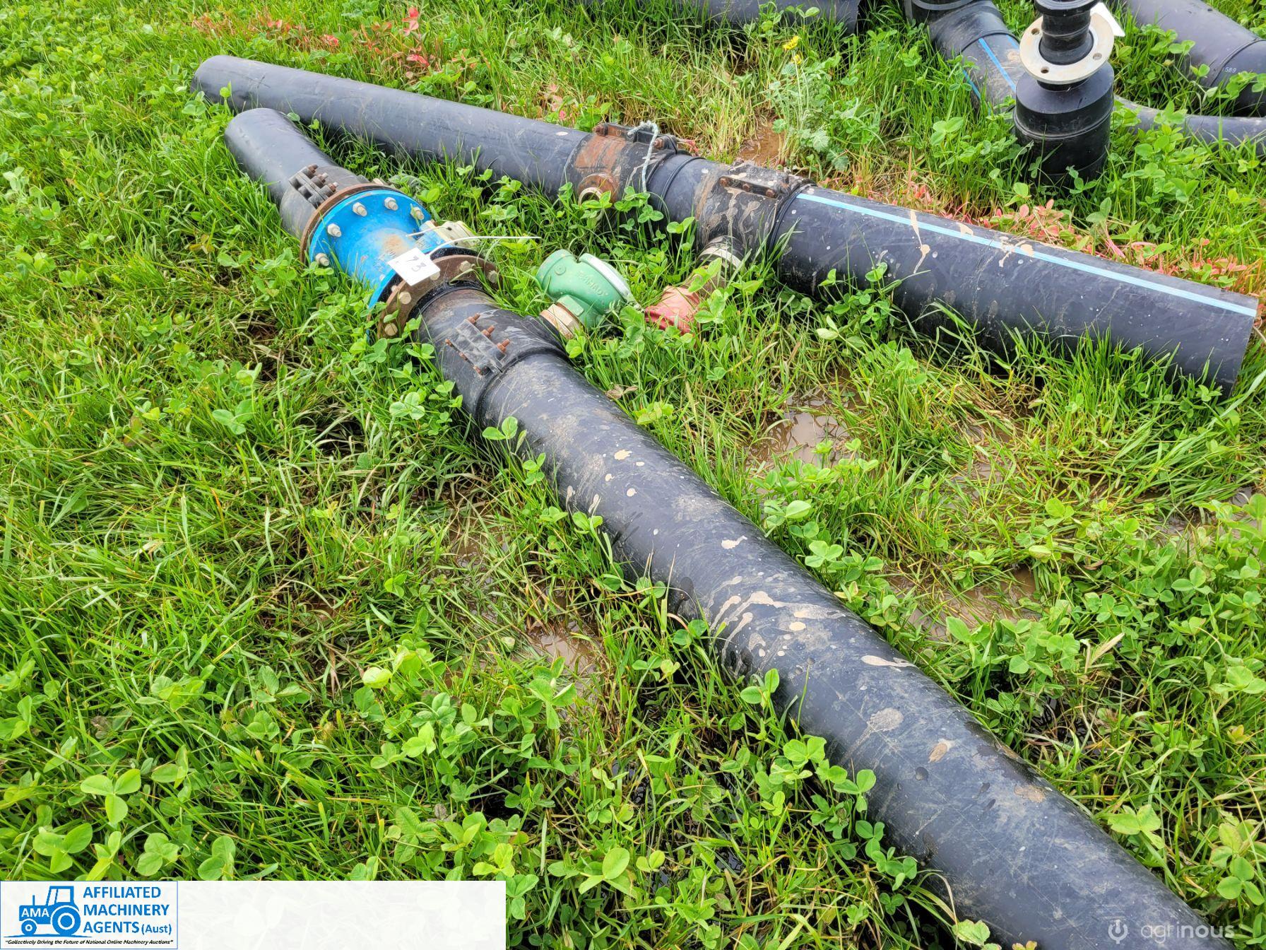 2 x 8" Poly Pipe Fittings - photo 3