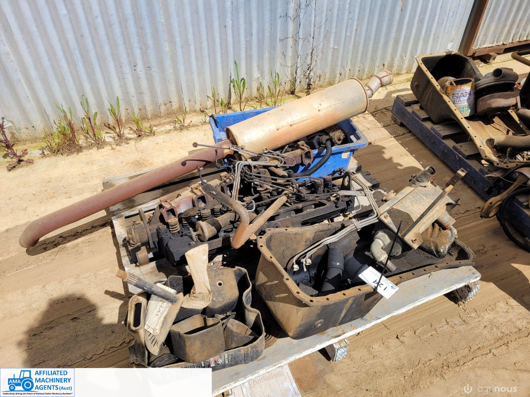 Pallet of Cummins Truck Engine Parts