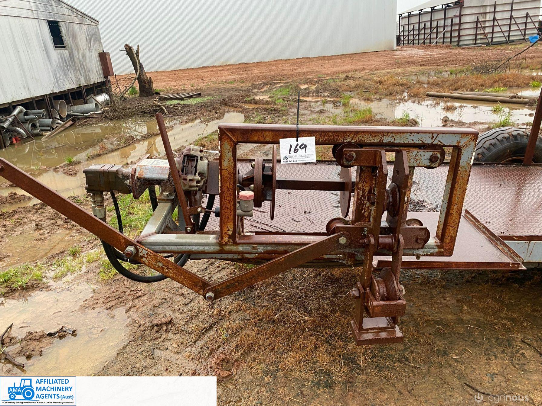 Trellis Wire Winding Trailer