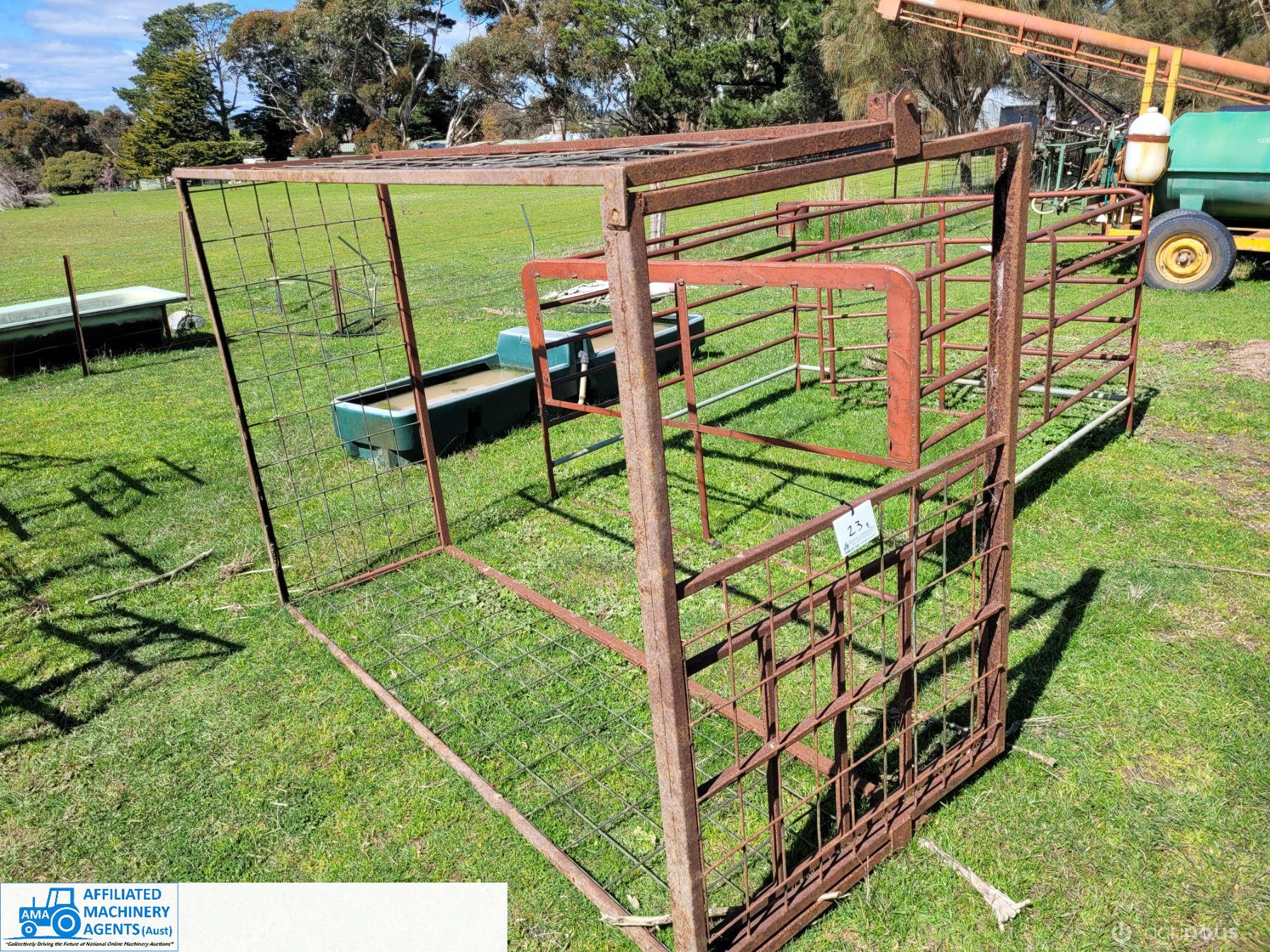 Tandem Trailer Stock Crate 7'2" x 4'9"