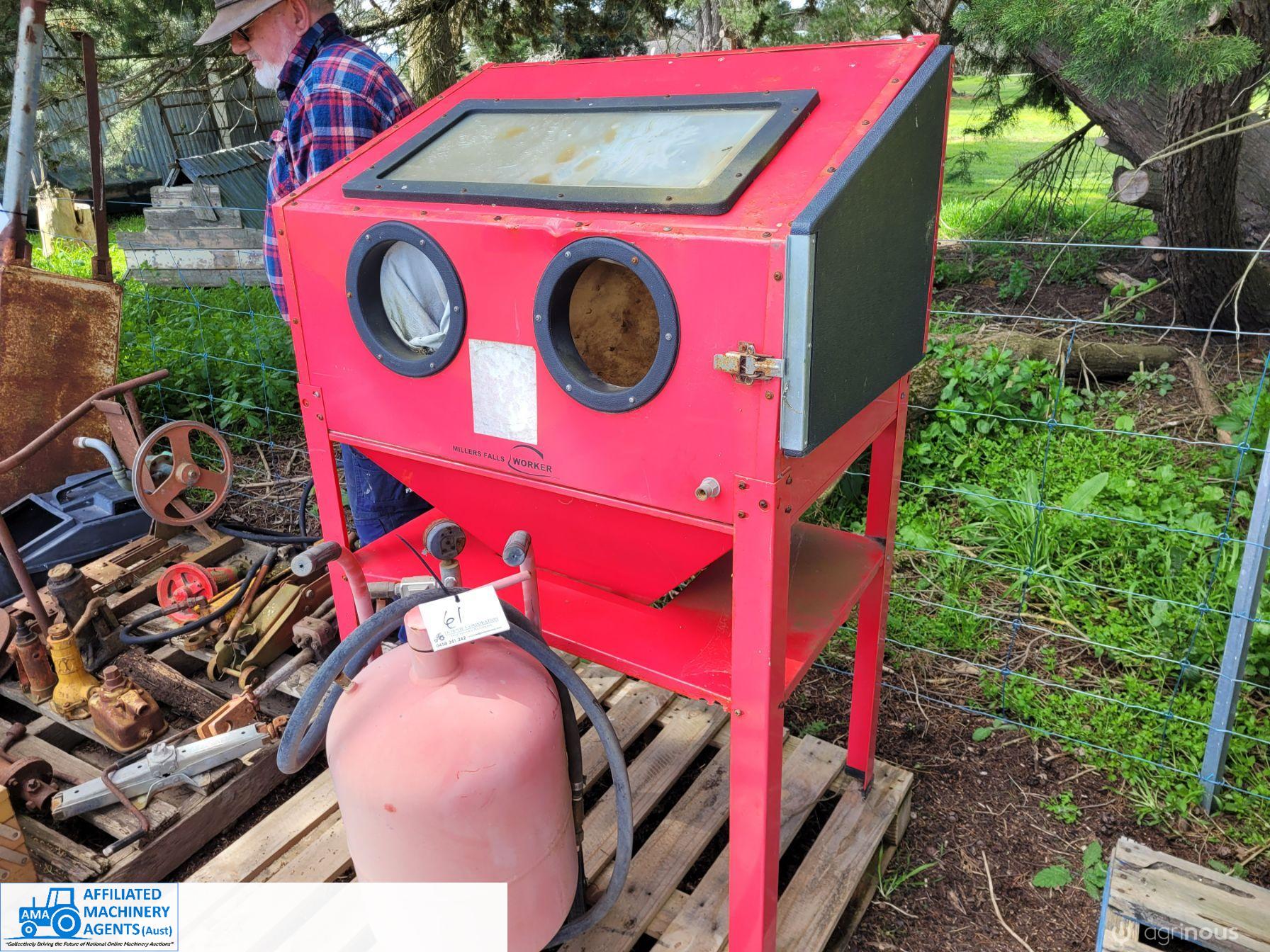 Miller Falls Sandblaster Unit (Hardly Used)