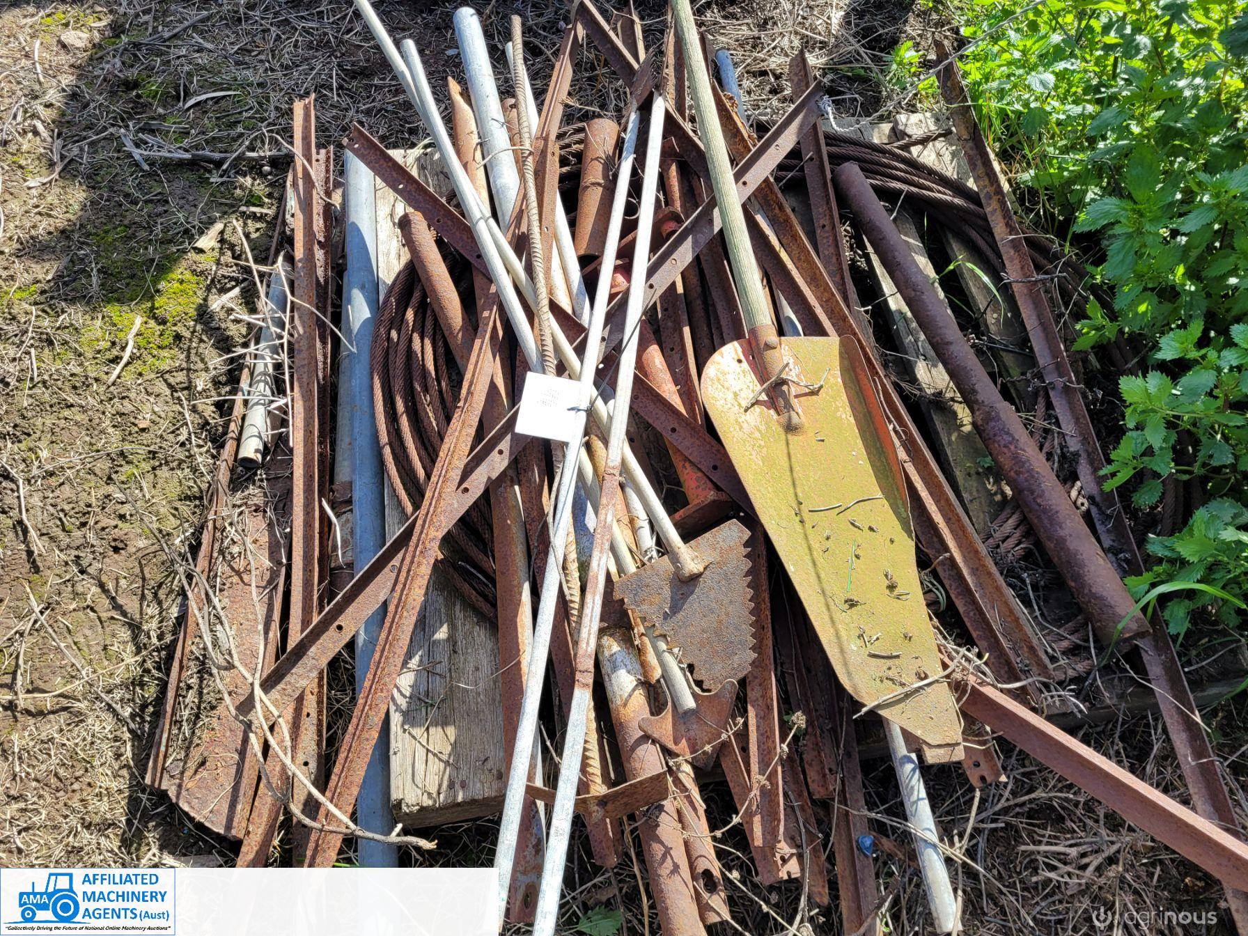 Assorted Cable, Tools & Poles