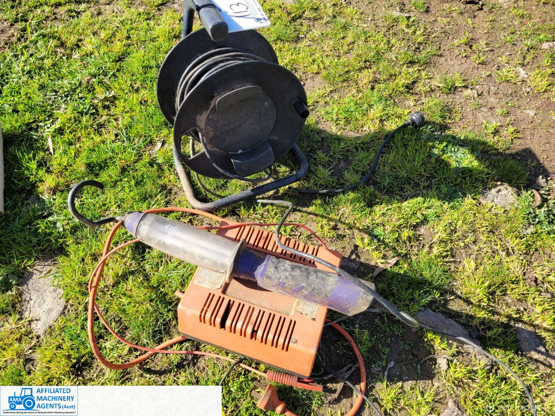 Workshop Trouble Light, Extension Cord & Battery Charger