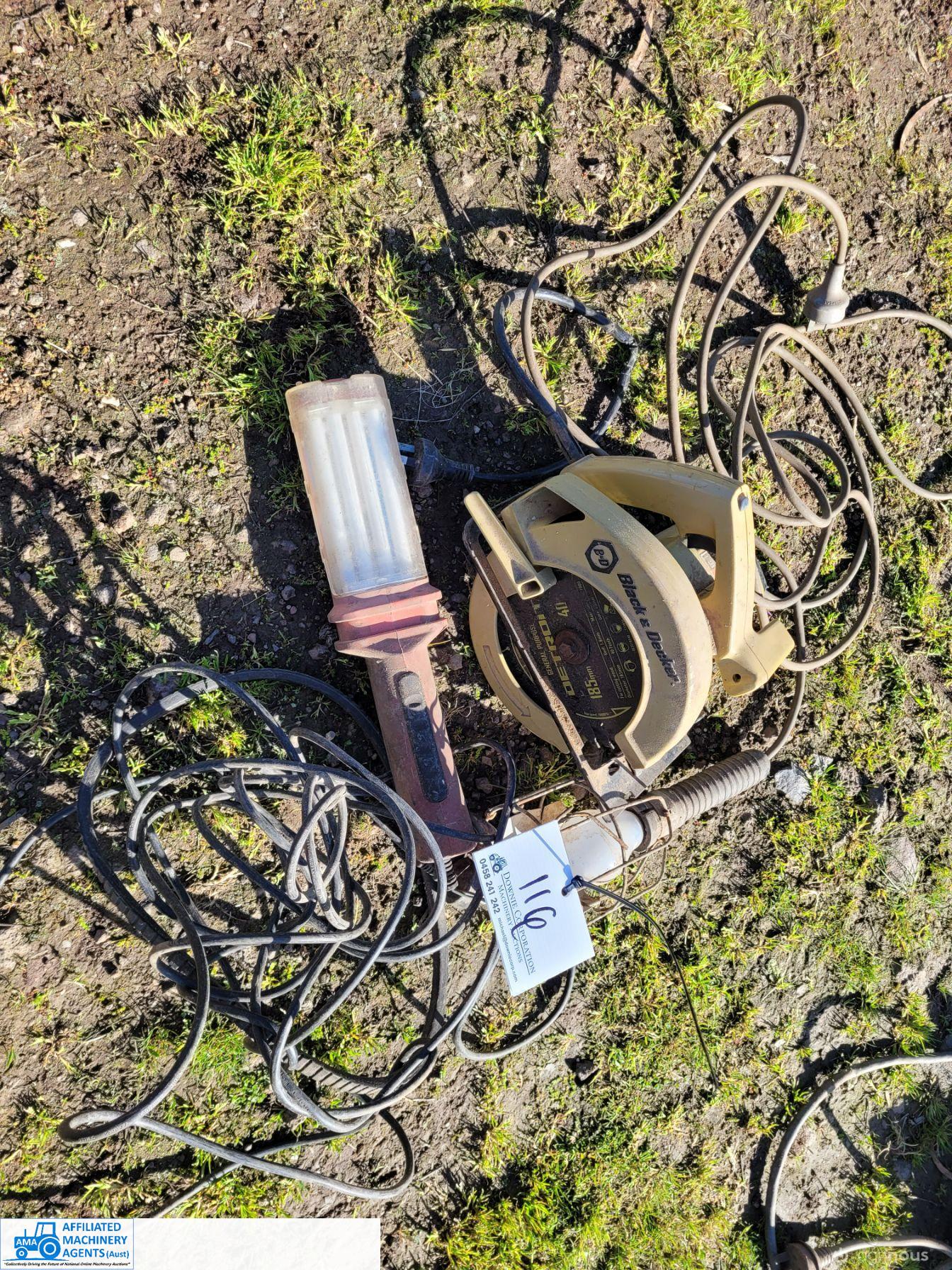 Electric Saw & 2x Trouble Lights - photo 2