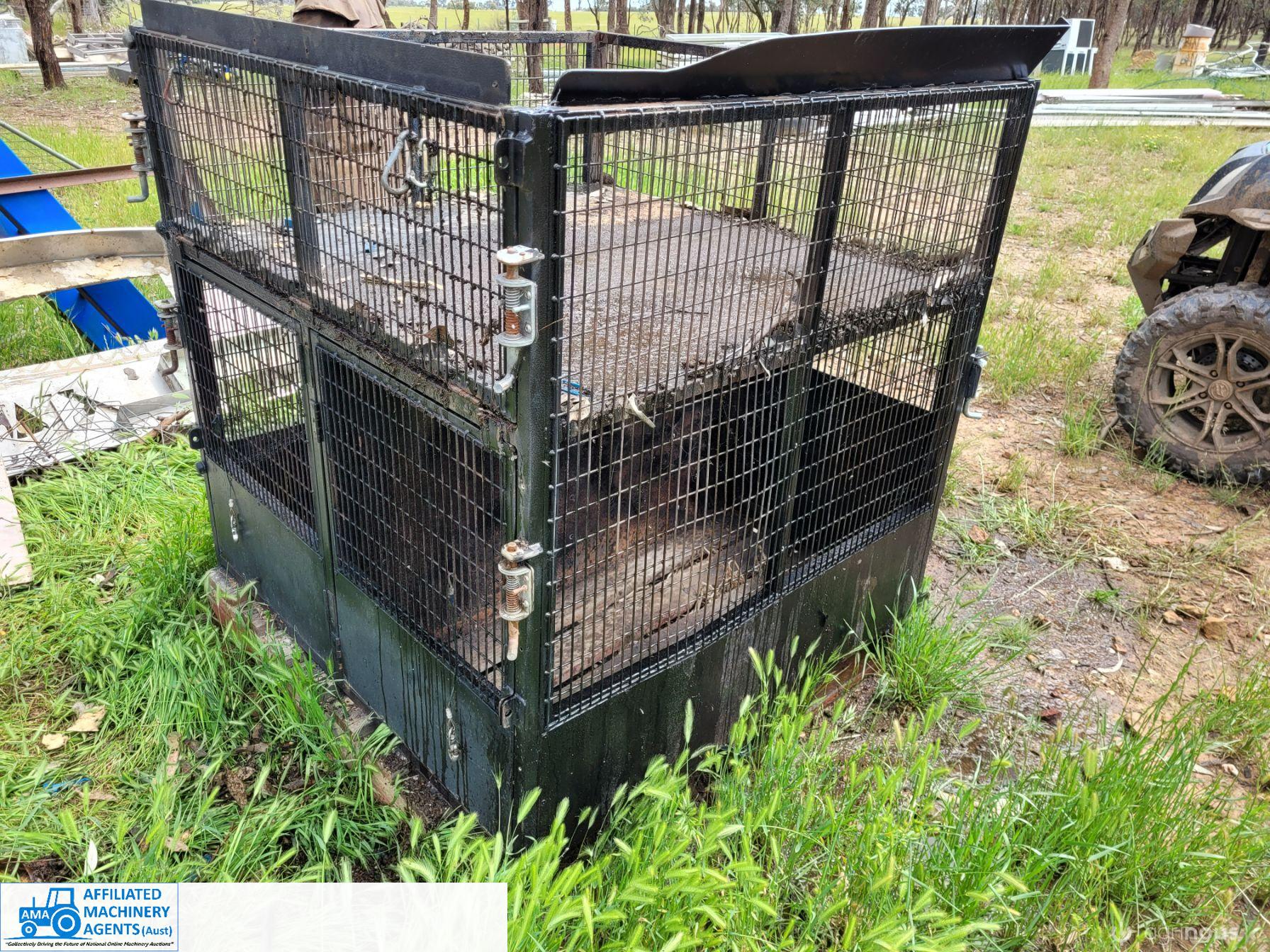 Twin Dog Cage