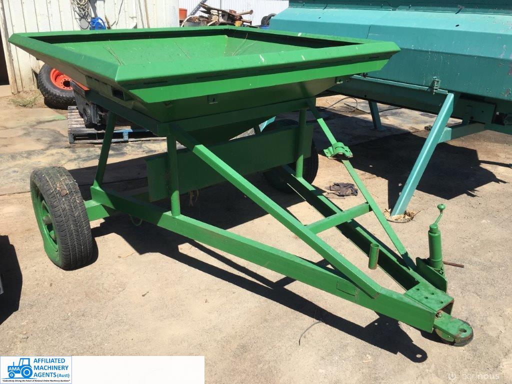 Grain Feed Out Trailer. On 14