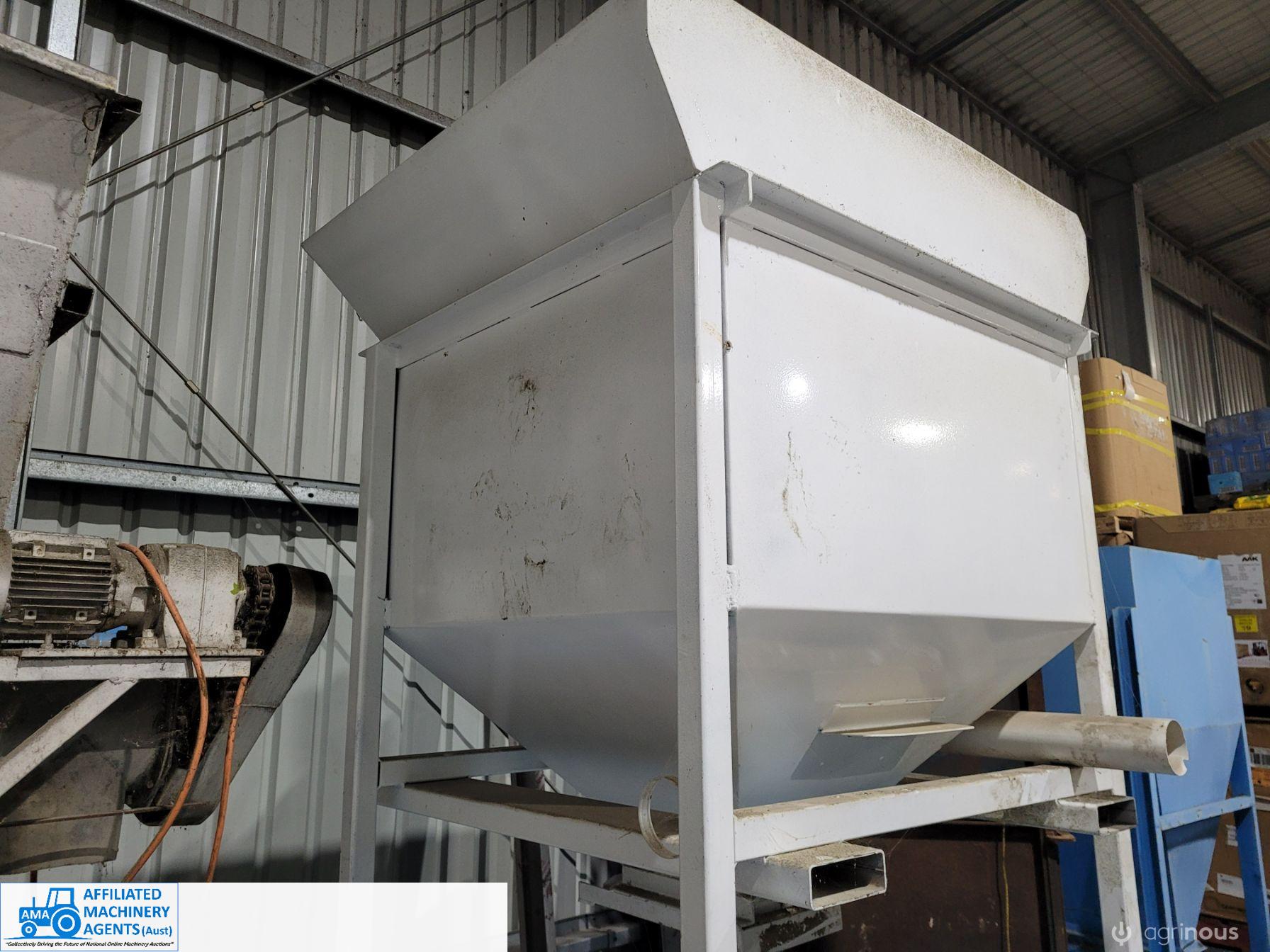 Powder Coated Drop Hopper