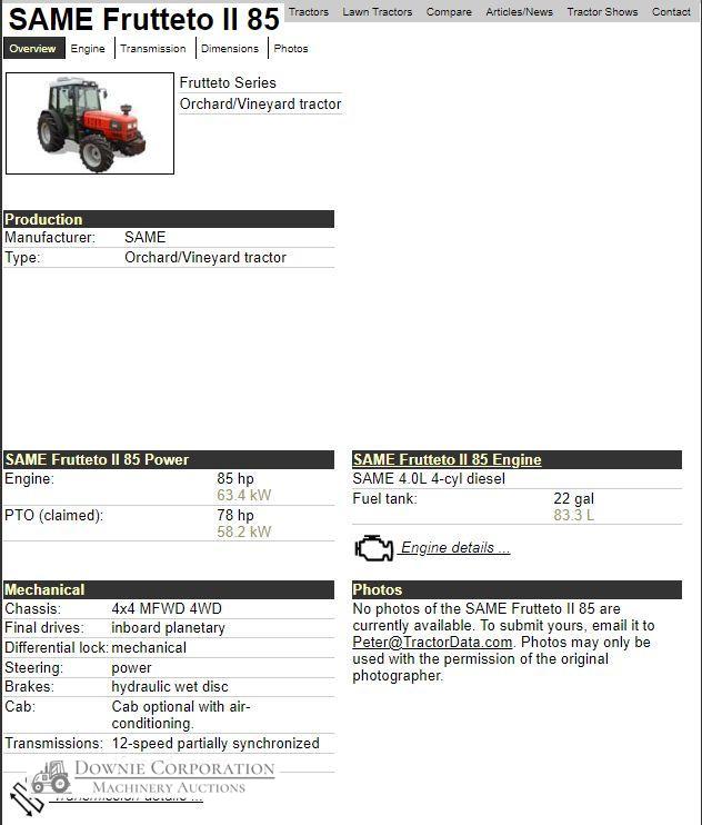 Same Frutteto-II Tractor - photo 12