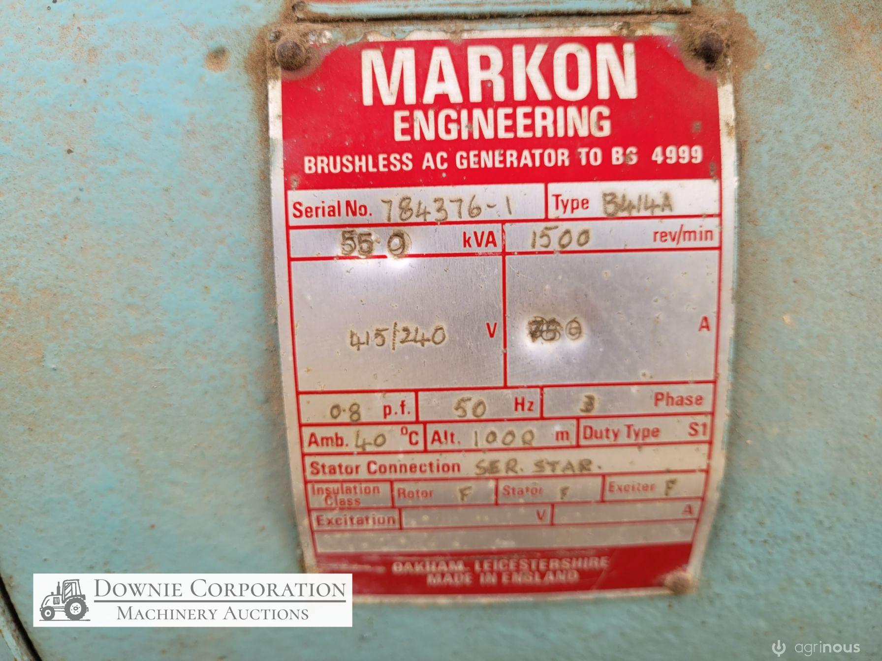 Markon Engineering 55KVA Industrial 3 phase Generator - photo 12