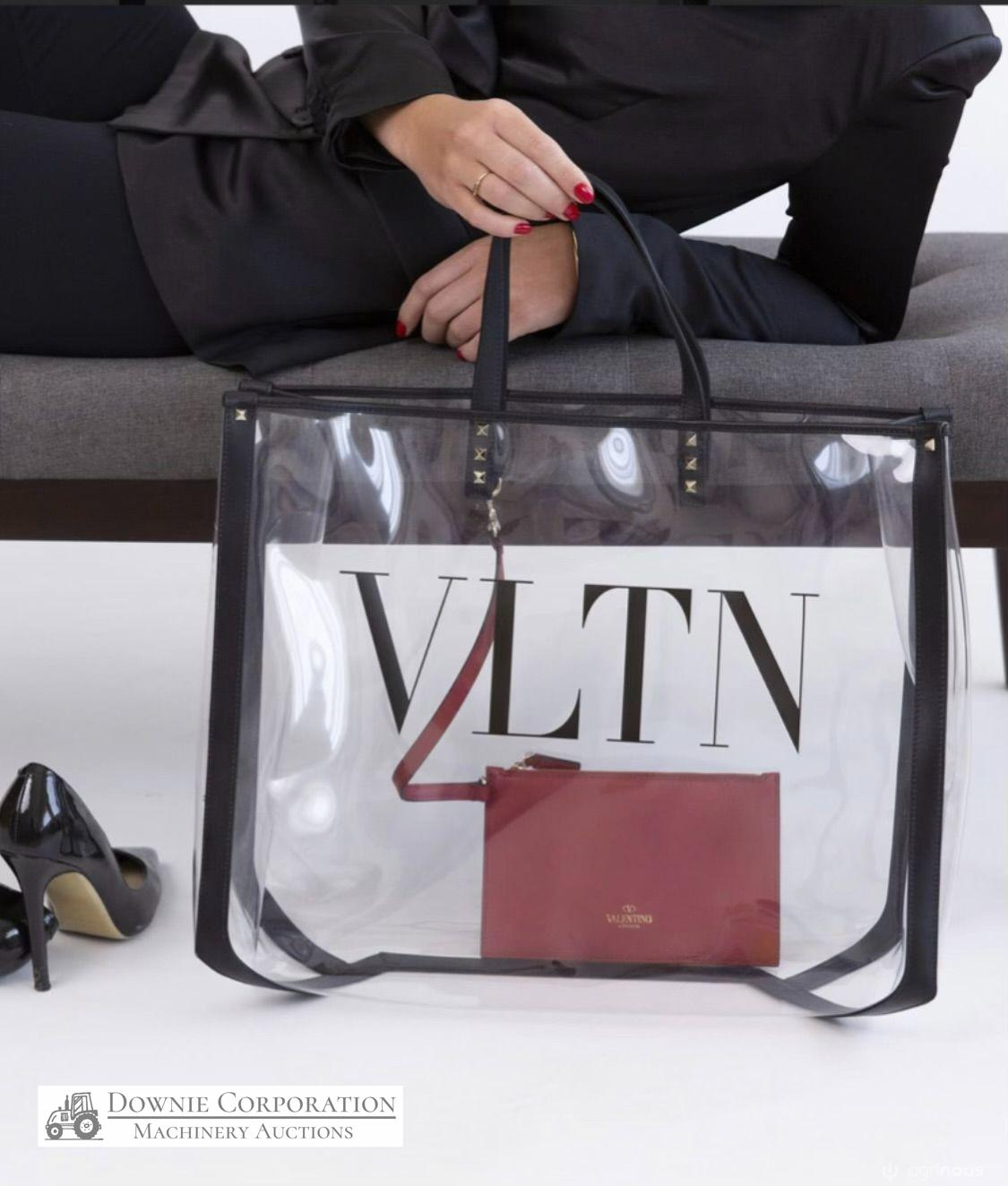 Genuine Valentino Transparent PVC Tote
