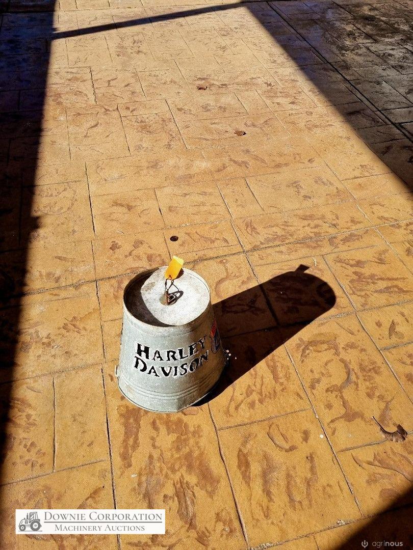 Harley Davidson Hanging Light Shade (Galv Bucket) - photo 2