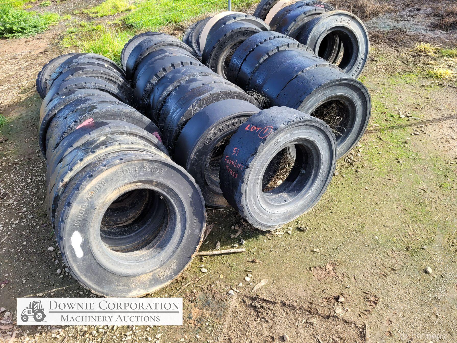 50 x Solid Forklift Tyres - photo 3