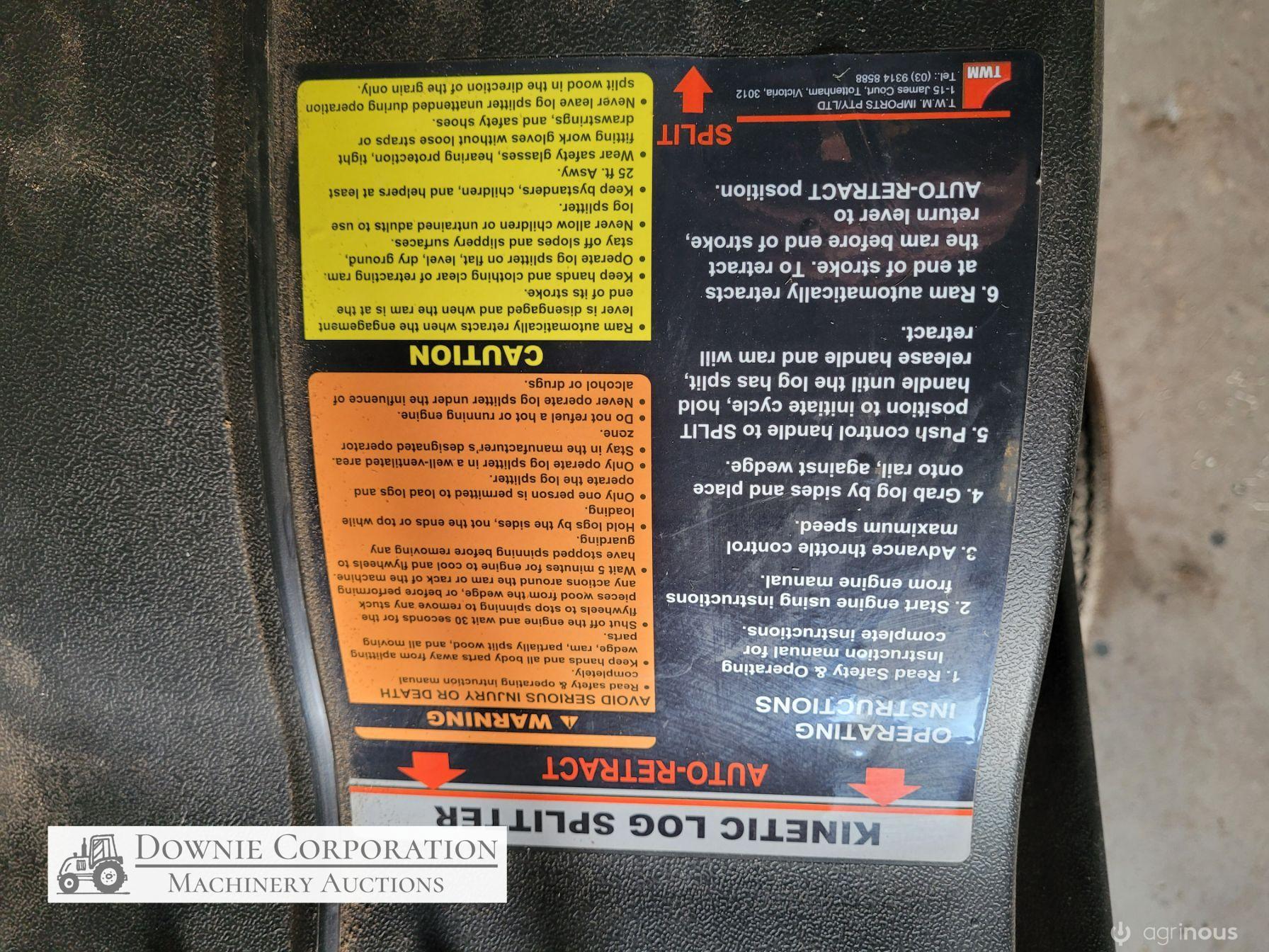 Black Widow 30 Ton Log Splitter - photo 2