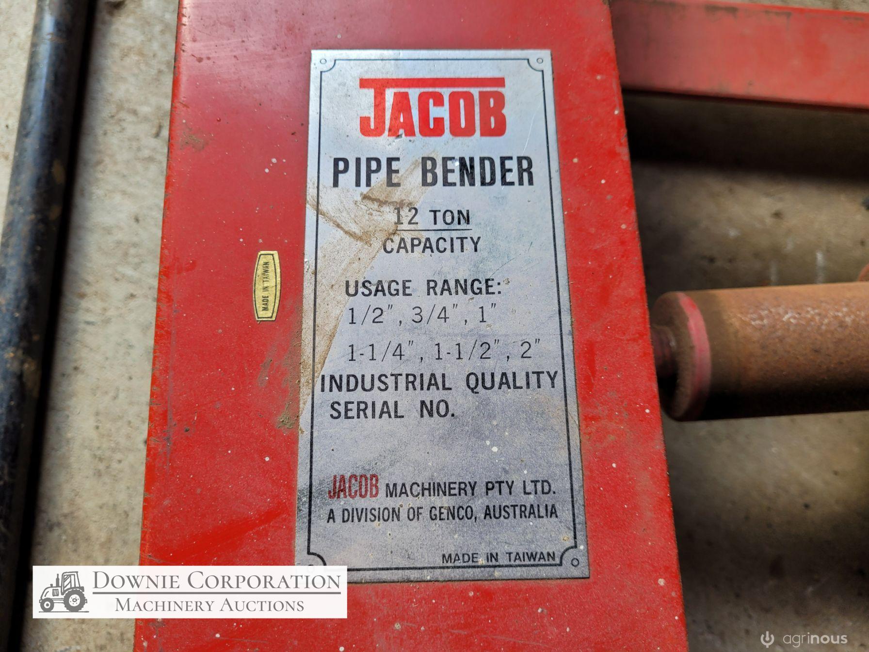 Jacob Hydraulic Pipe Bender - photo 8