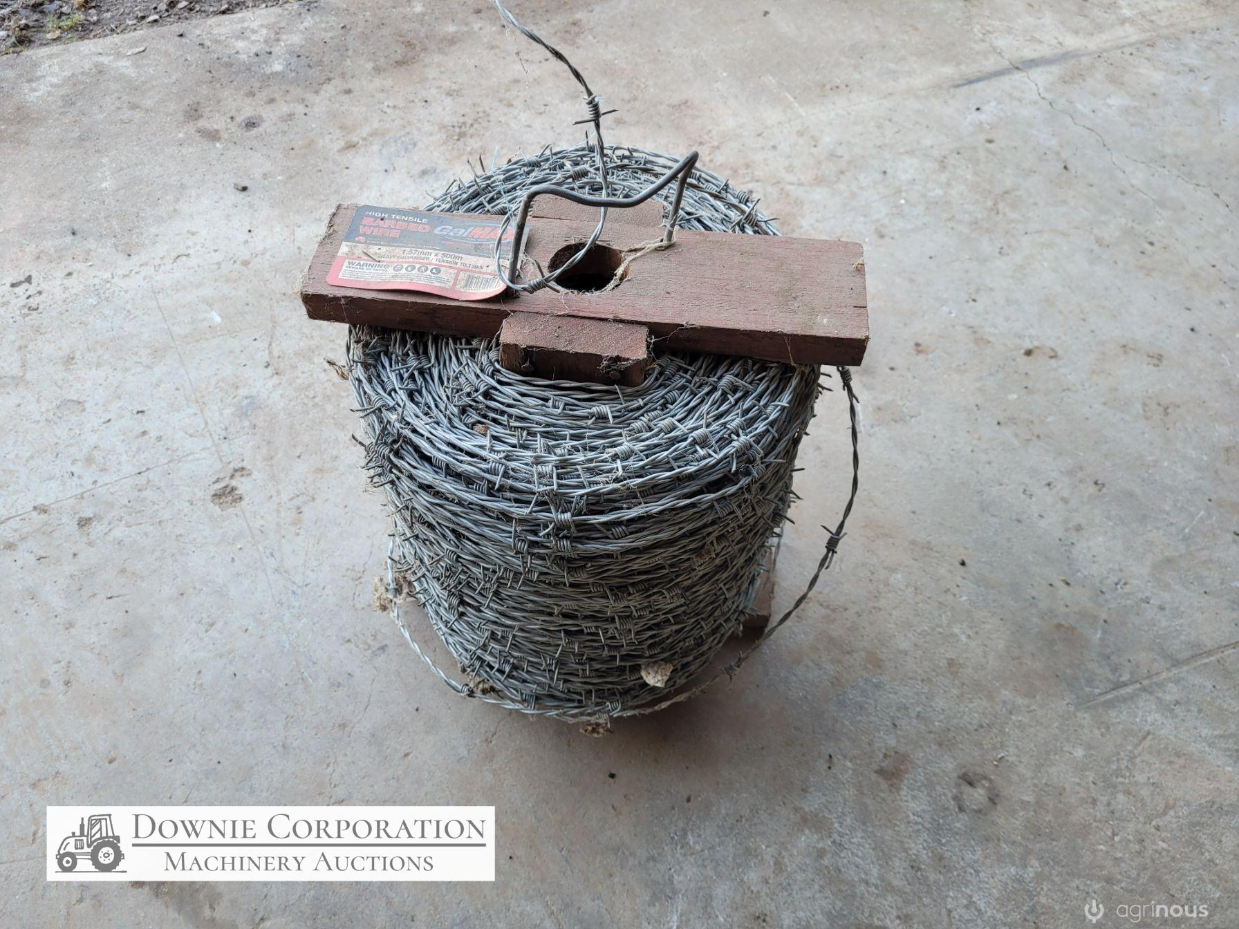 Roll of Barbwire & Gate Latches