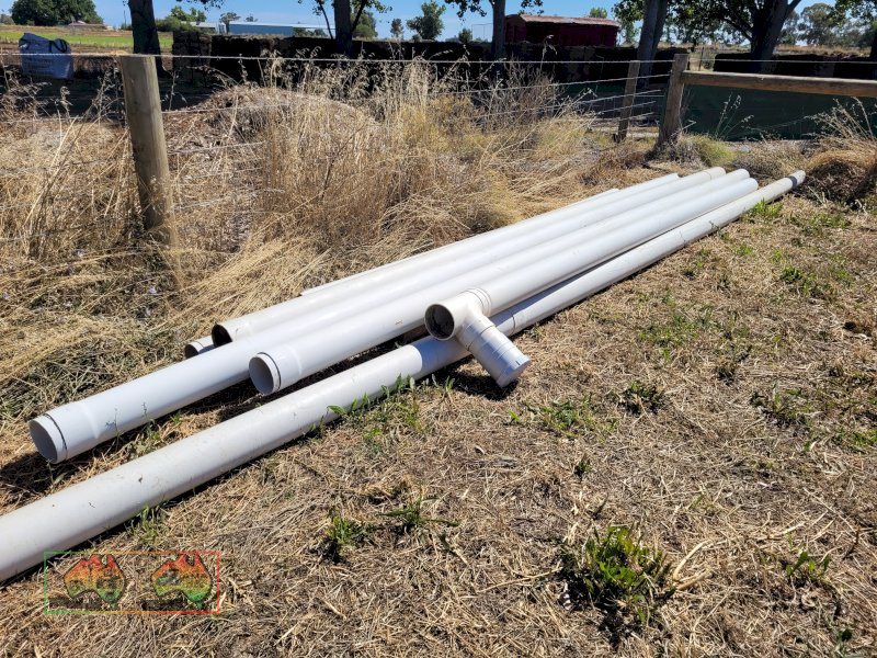 9x Various Lengths of 150mm PVC Pipes - photo 2