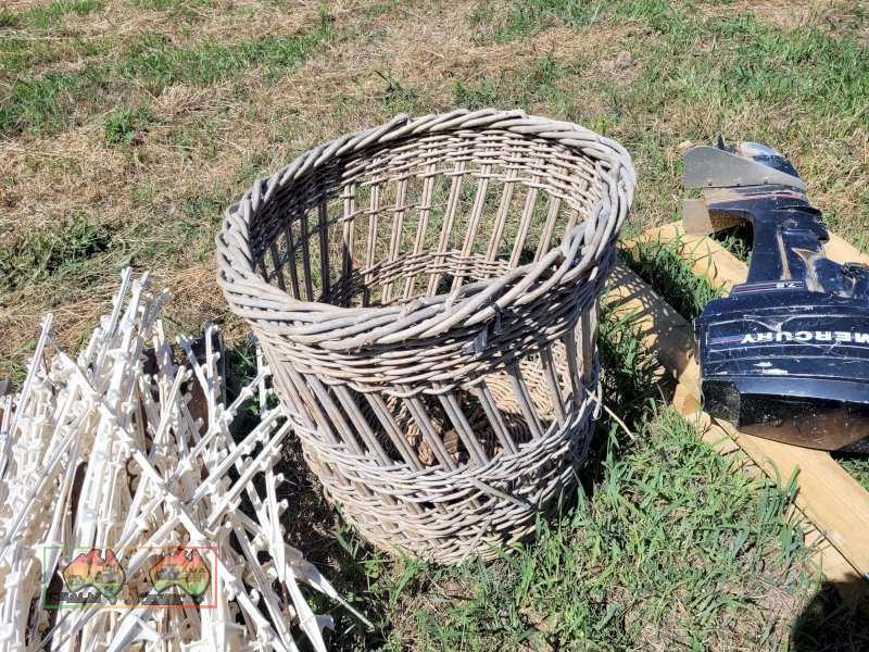 Wicker Woven Wool Basket